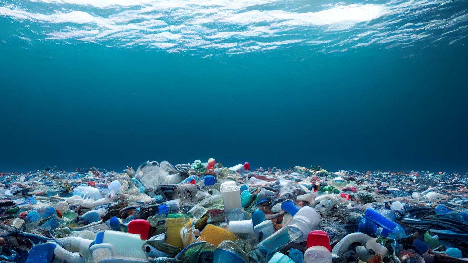 Bottles at the bottom of the sea
