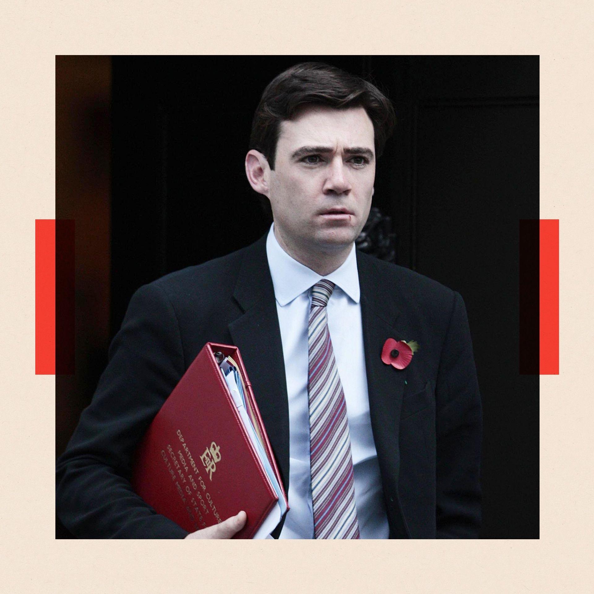 Andy Burnham leaves after this morning's cabinet meeting at Downing Street in 2008