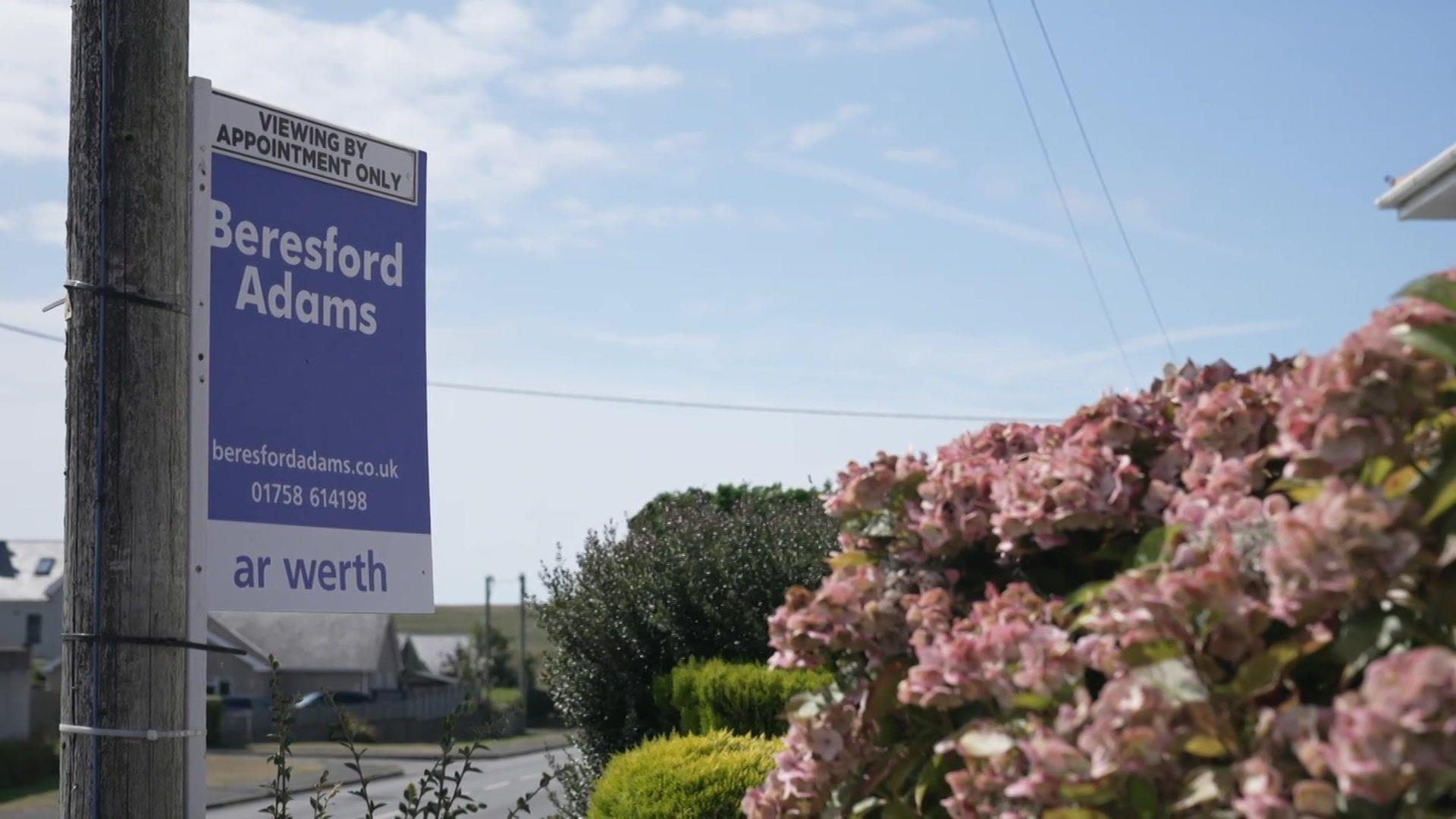 Arwydd ar werth

