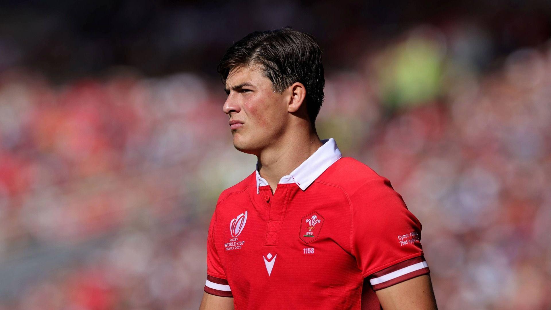 Louis Rees-Zammit i Gymru yn 2023