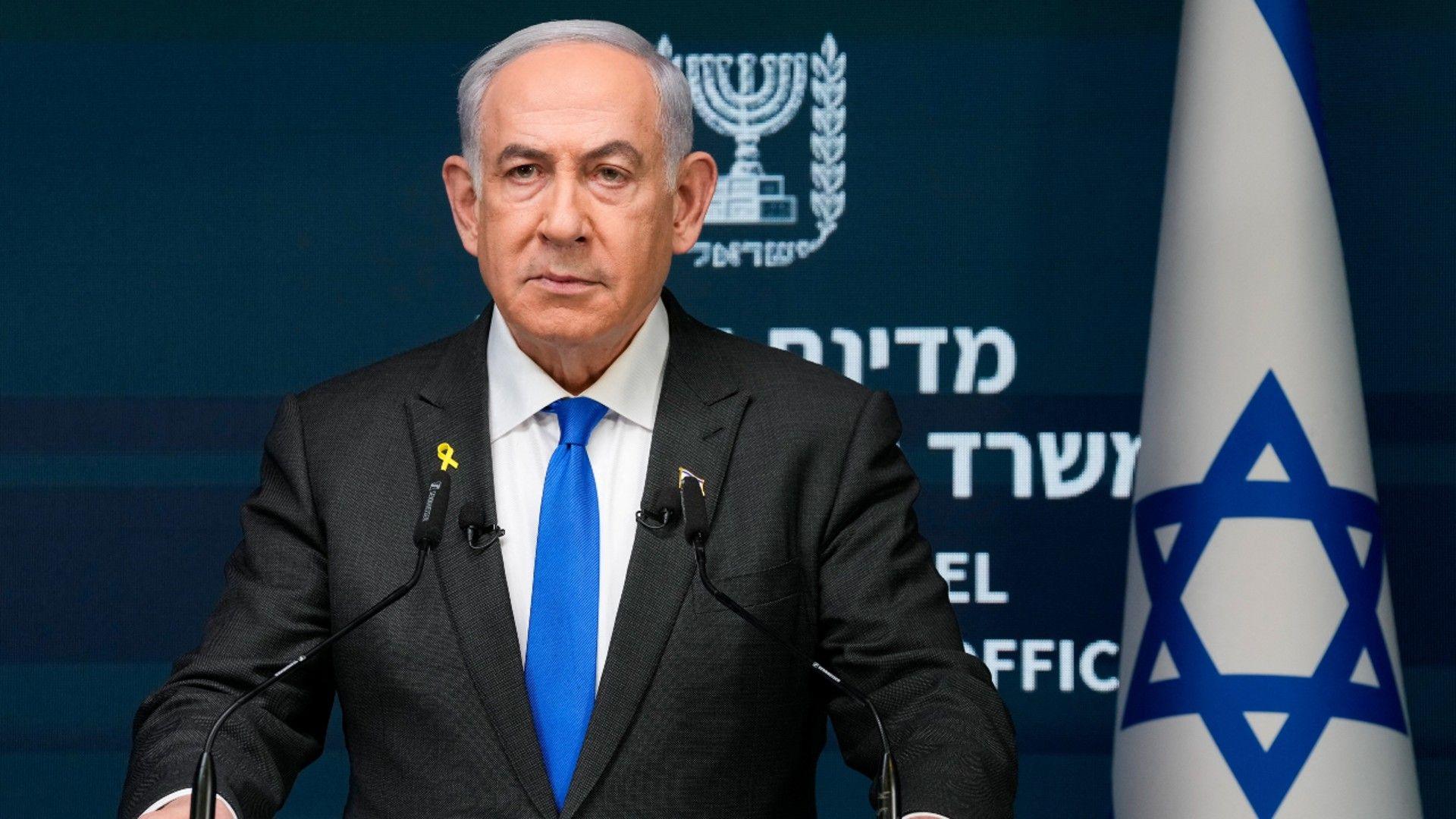 Israeli Prime Minister Benjamin Netanyahu speaks during a news conference in Jerusalem, September 2, 2024