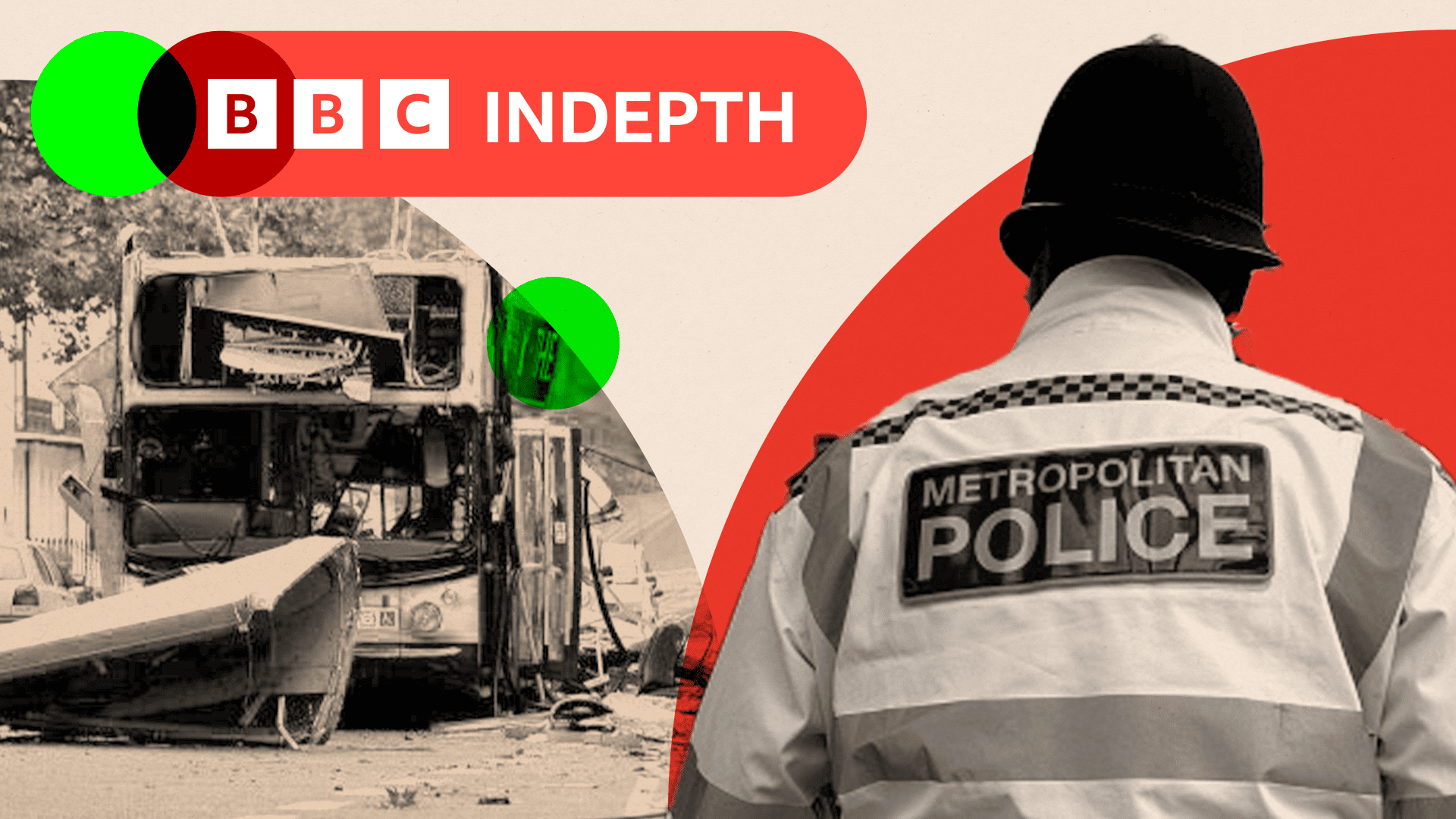 Treated image showing 7/7 damage and a police officer 