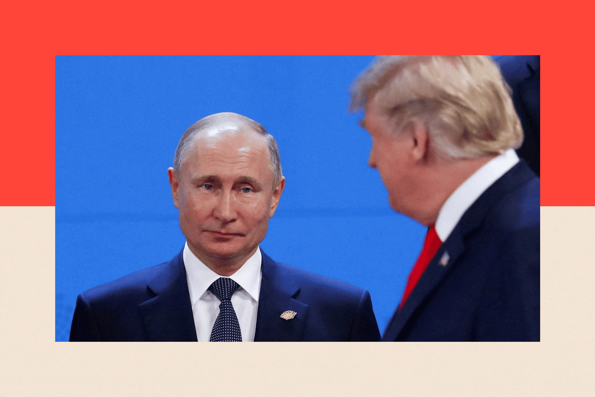 U.S. President Donald Trump and Russia's President Vladimir Putin