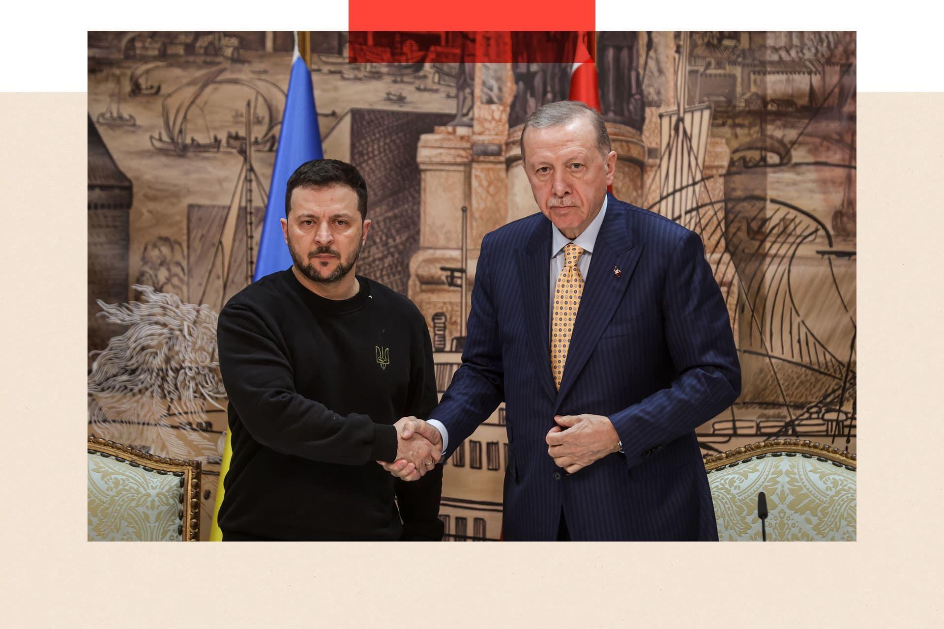 President Recep Tayyip Erdoğan meets with Ukrainian President Volodymyr Zelensky in Istanbul