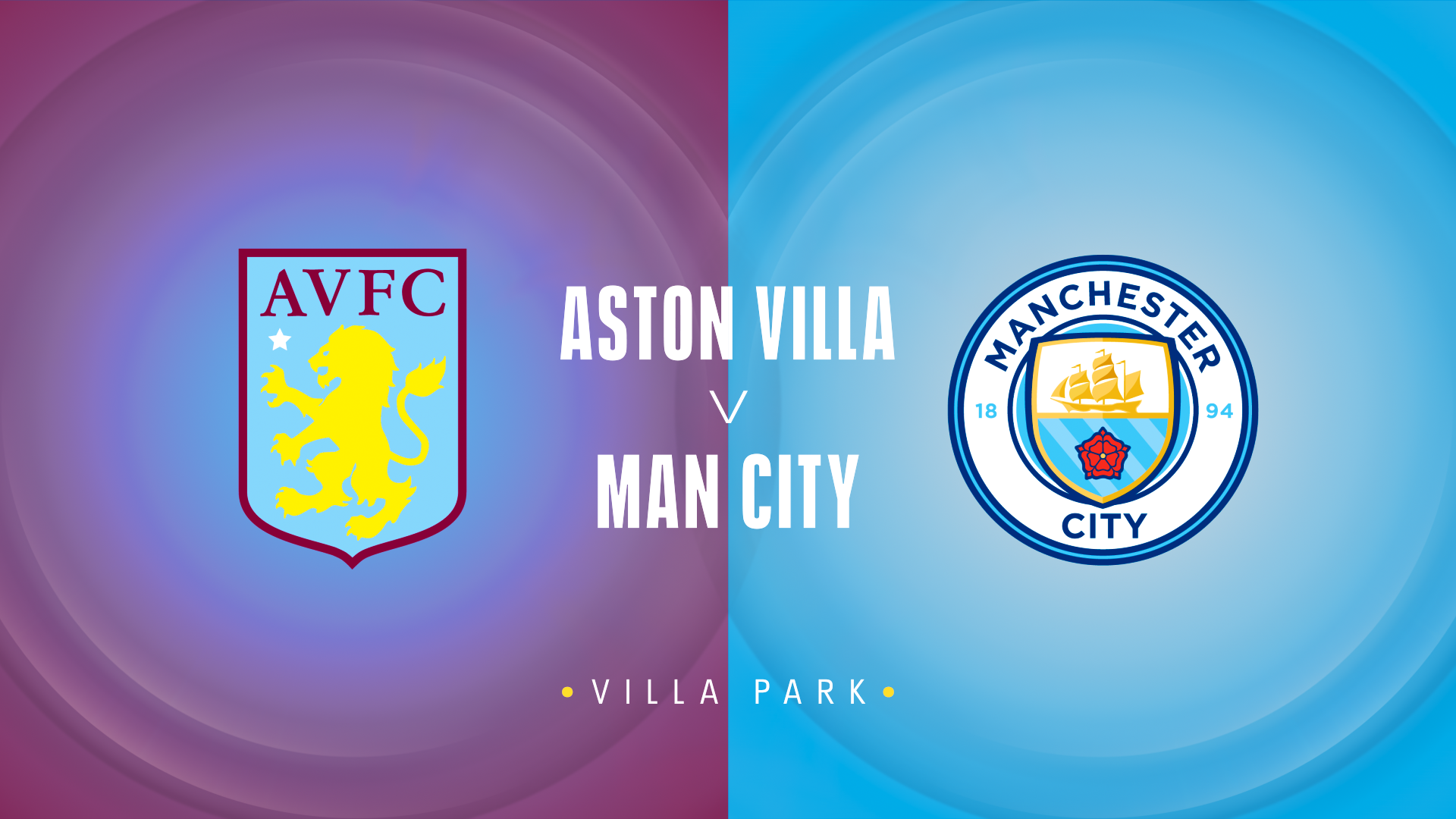 Aston Villa v Man City