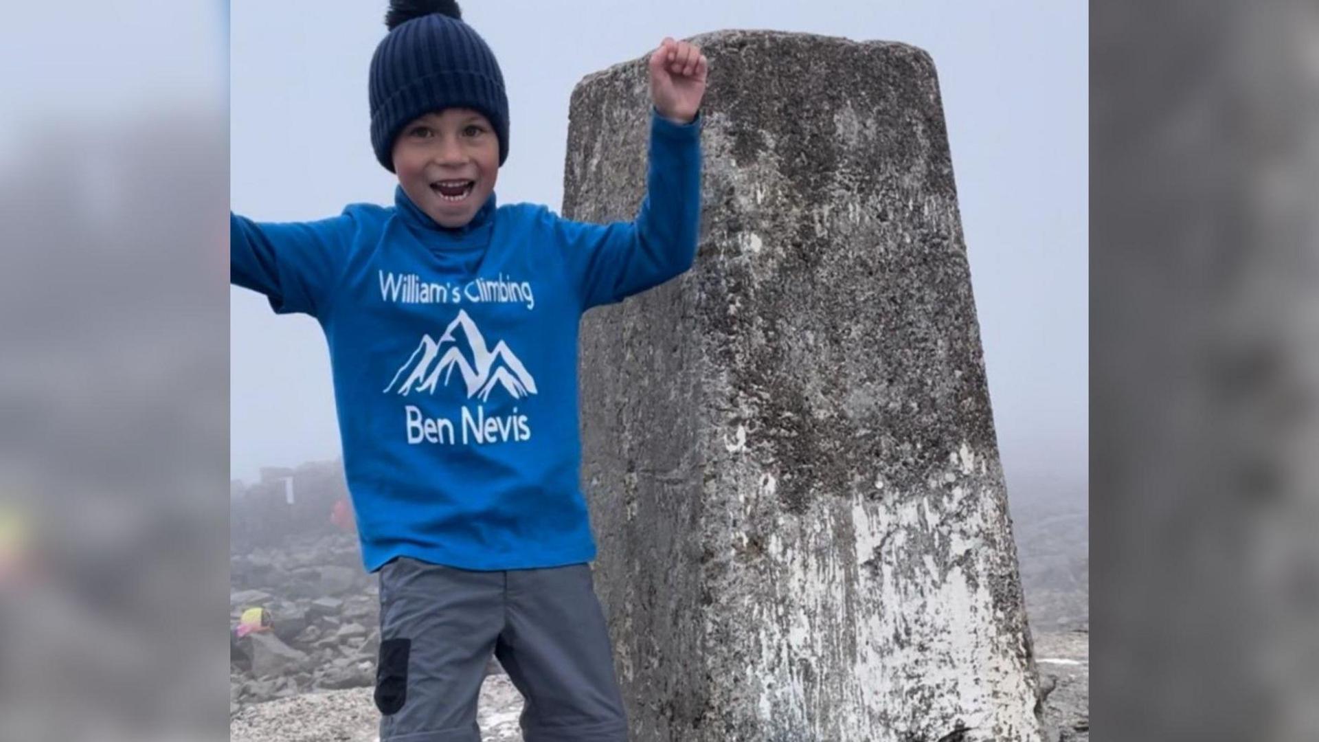 William Knox at the top of Ben Nevis