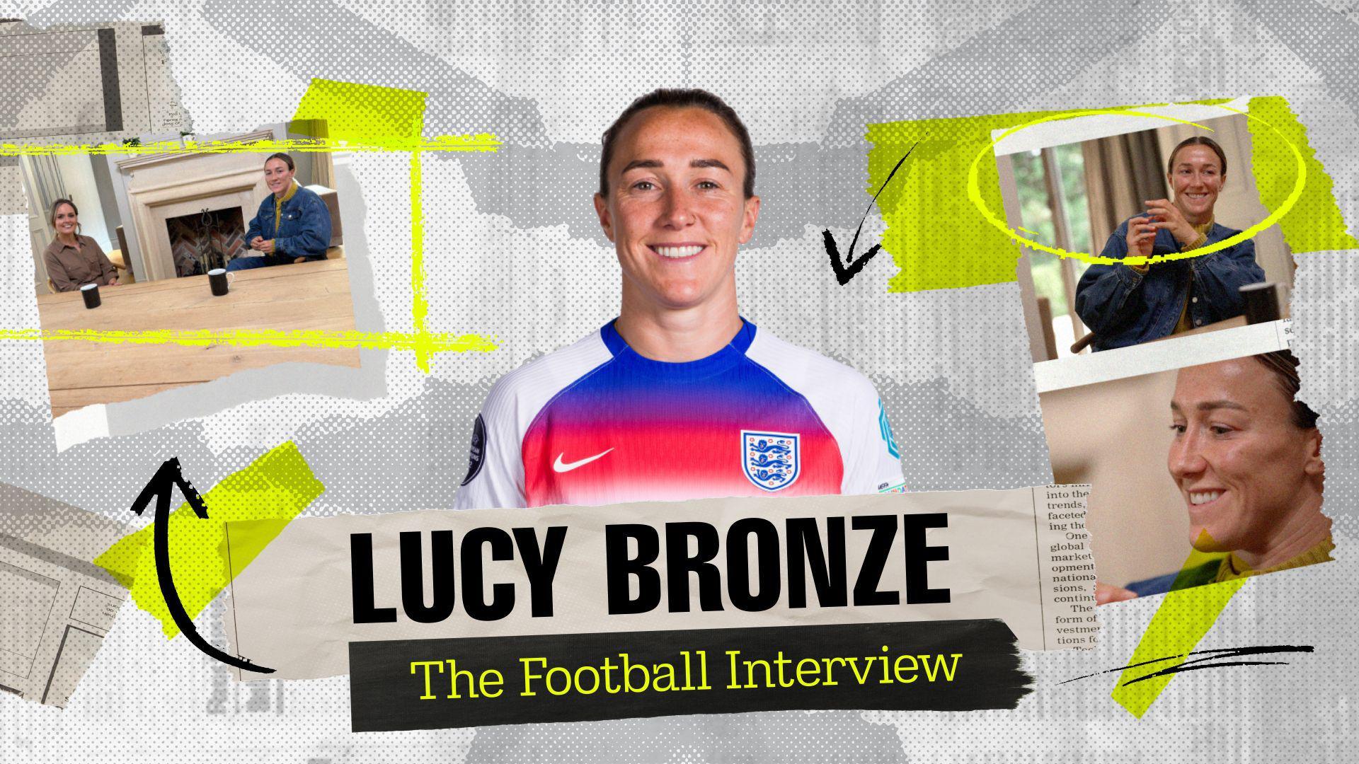 Lucy Bronze and the Football Interview graphic