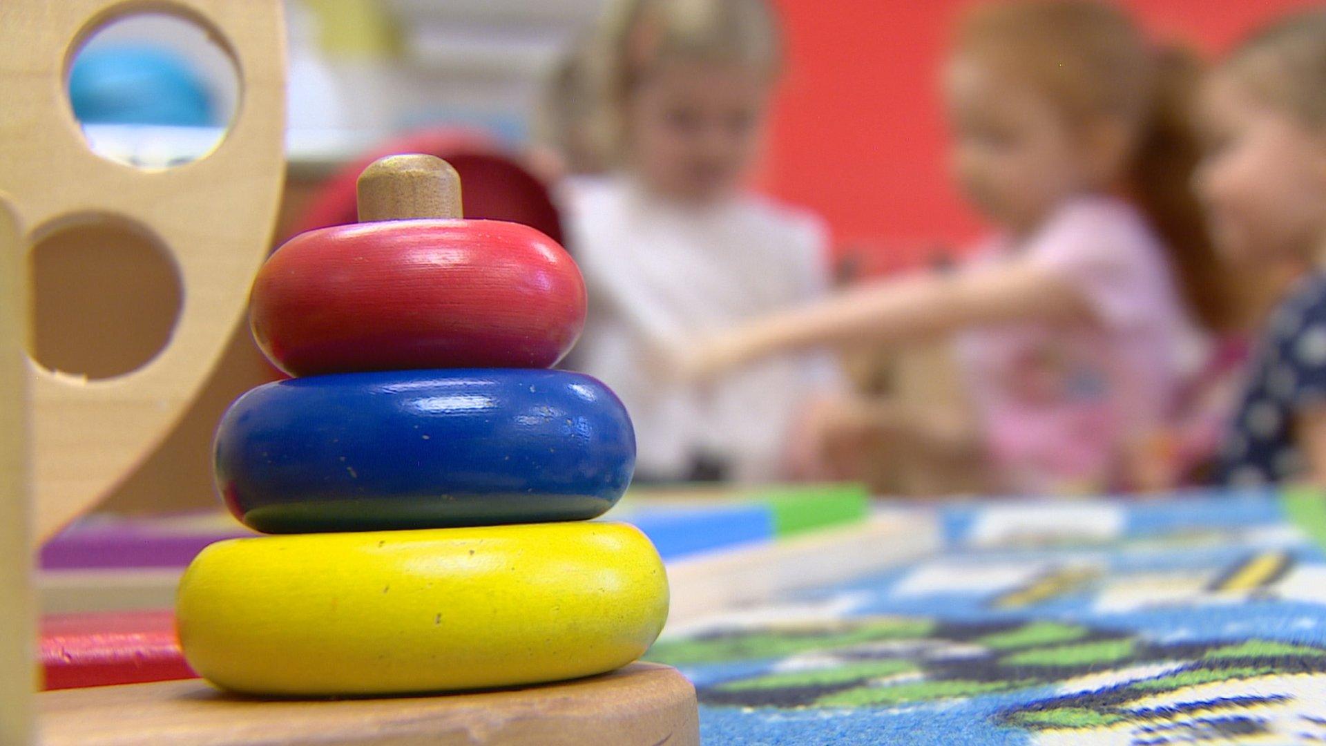 Children playing in a nursery