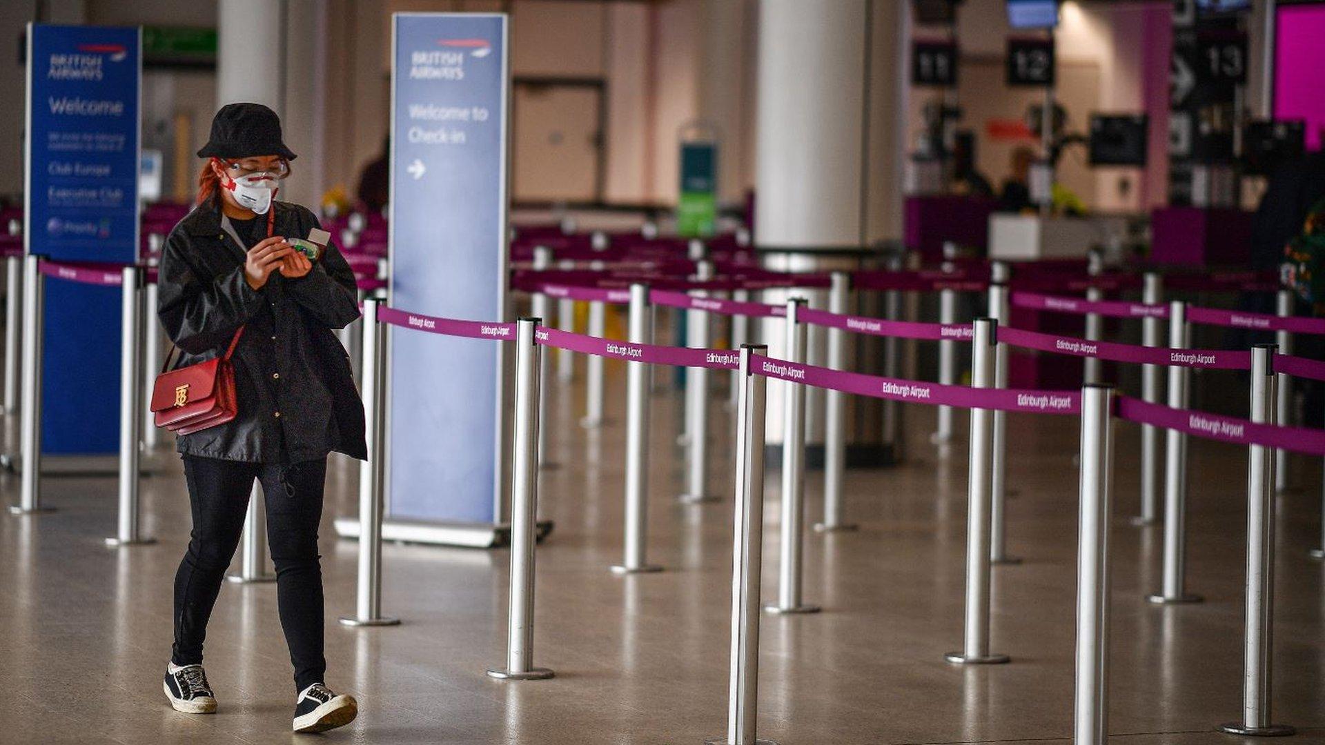 Passenger arrives at Edinburgh