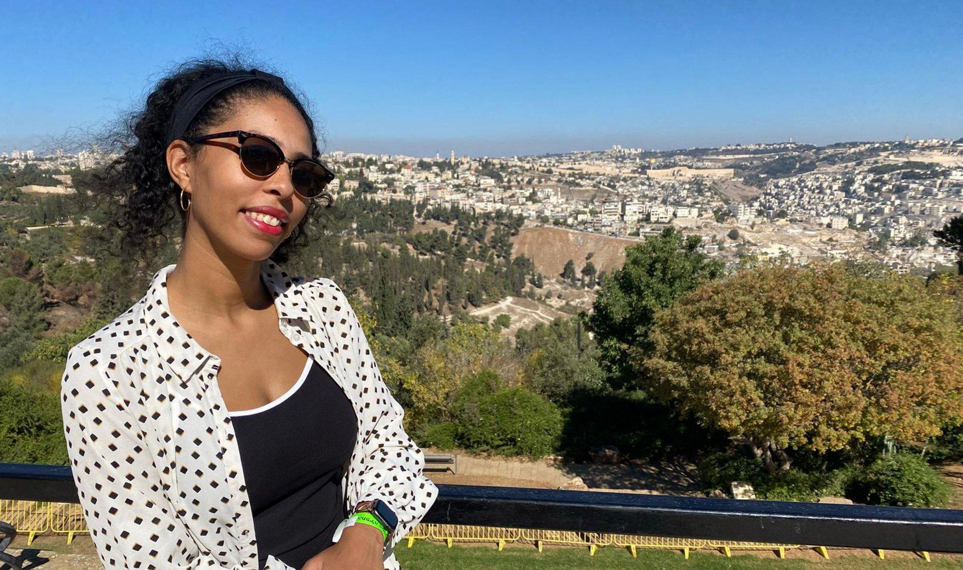 Nadine in Jerusalem