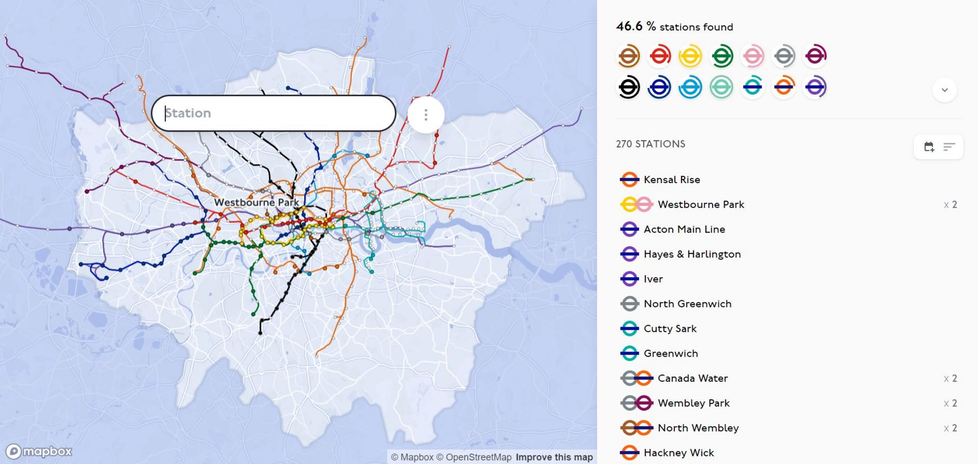 London Metro Memory game