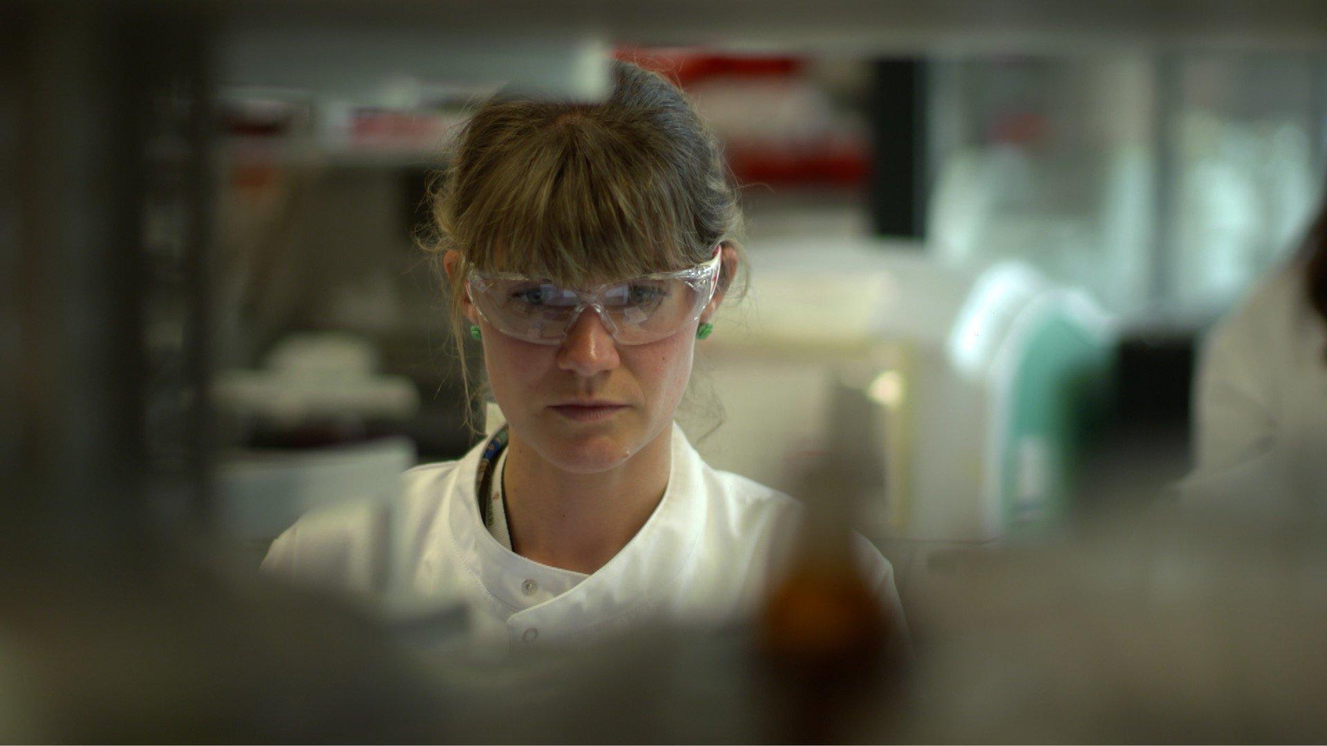 Scientist at work in the lab