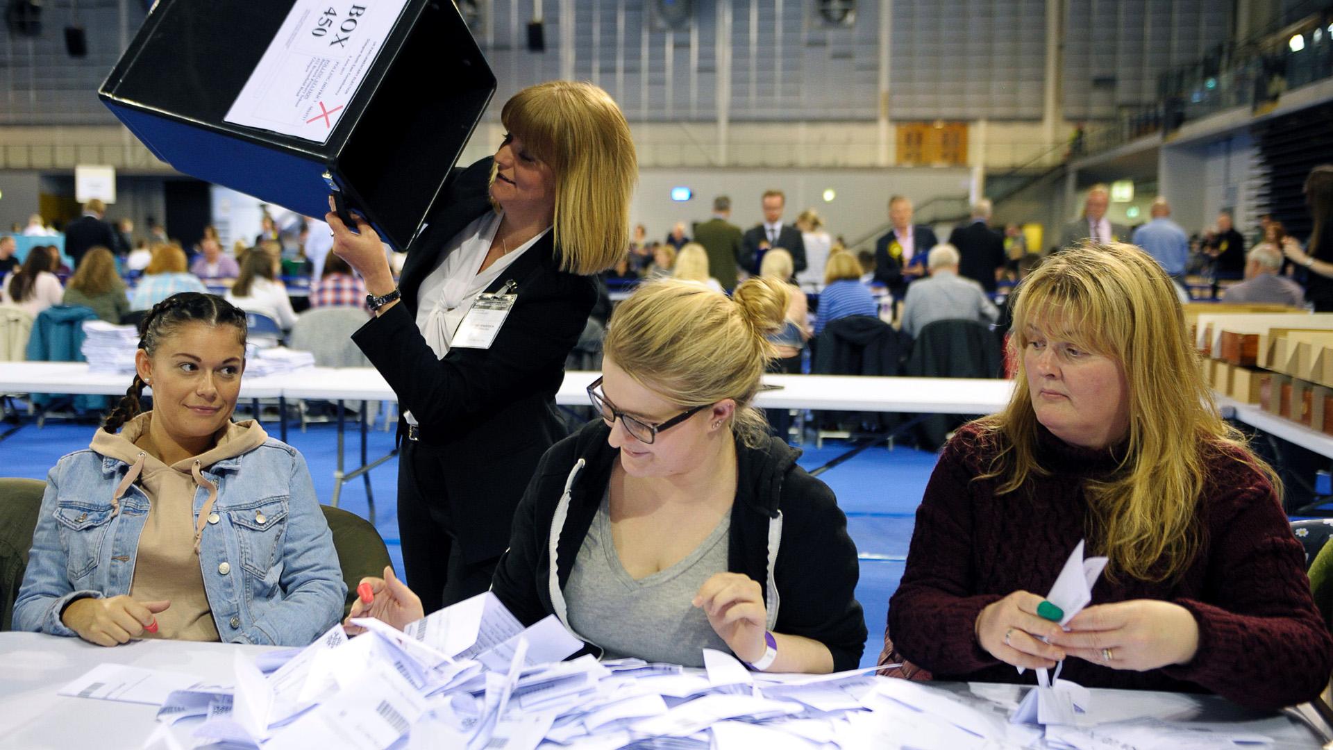 Election night vote count