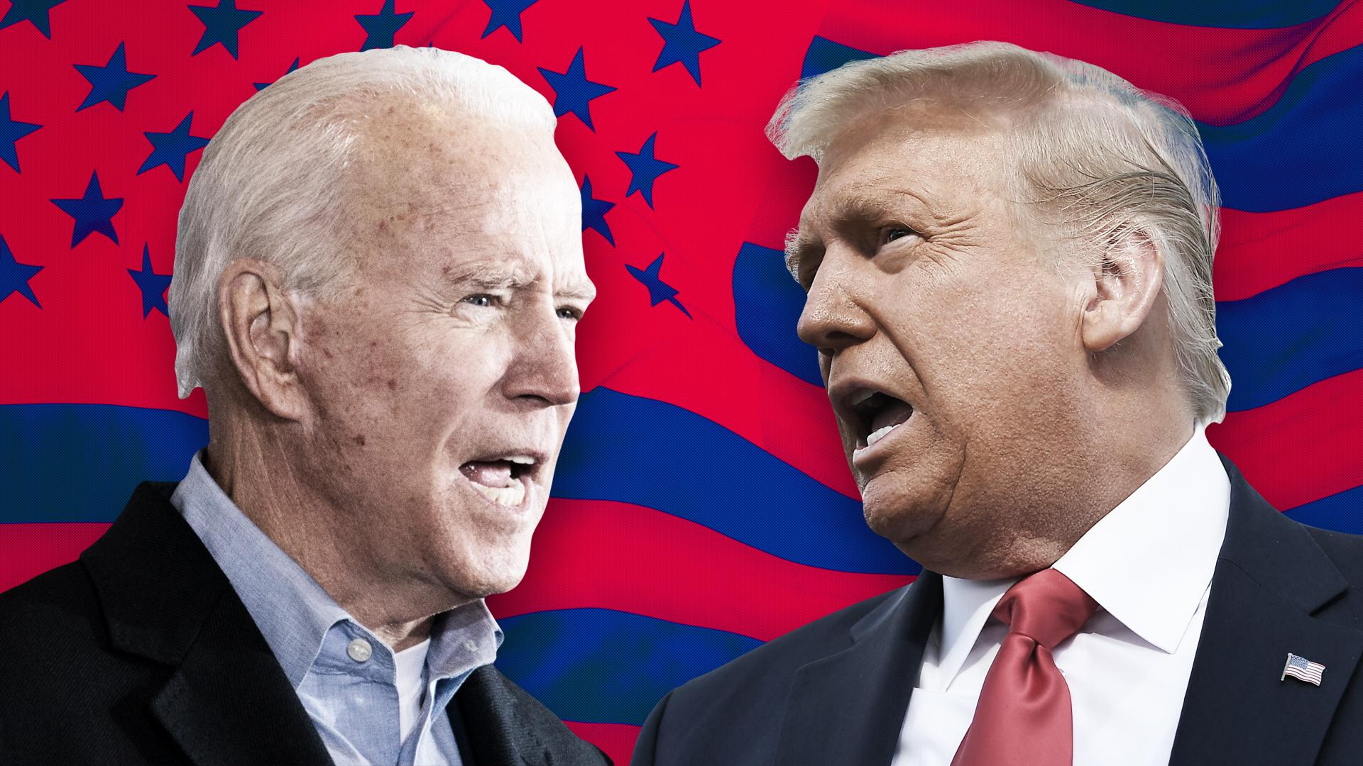 Joe Biden and Donald Trump.