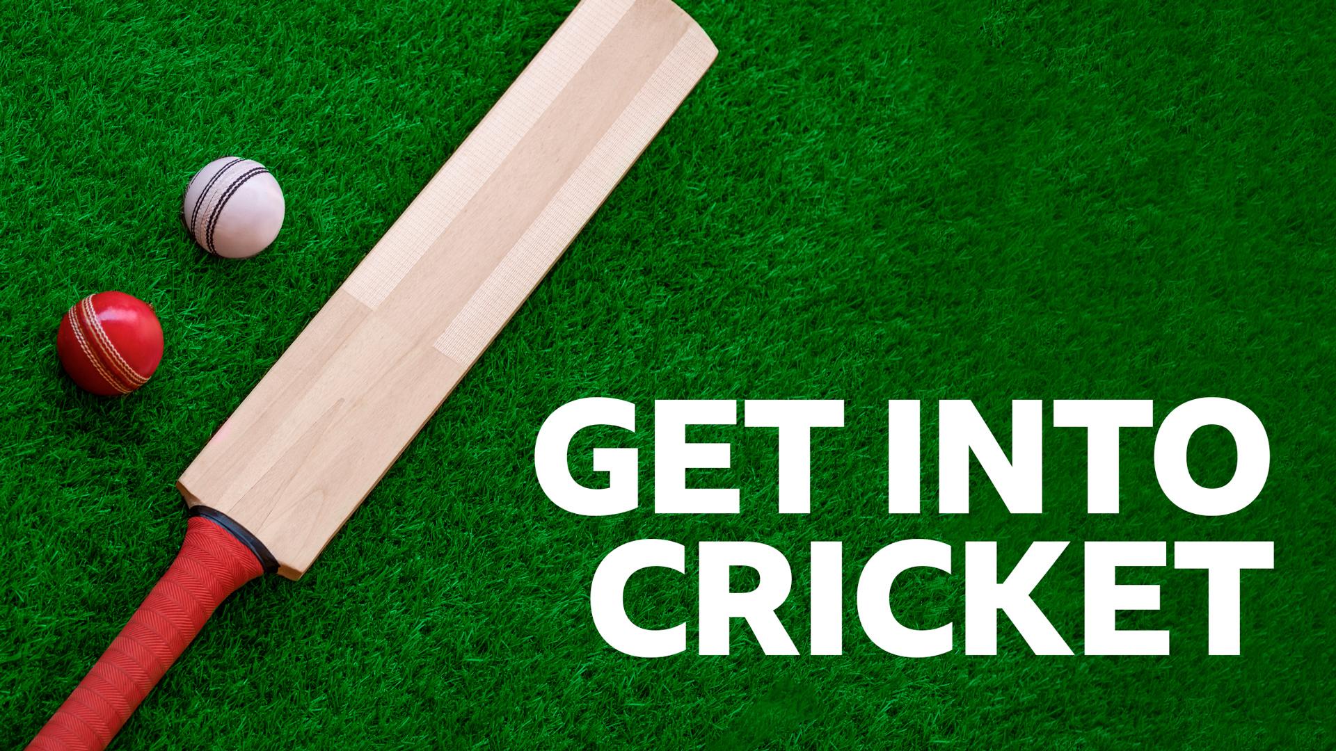 Get into cricket graphic