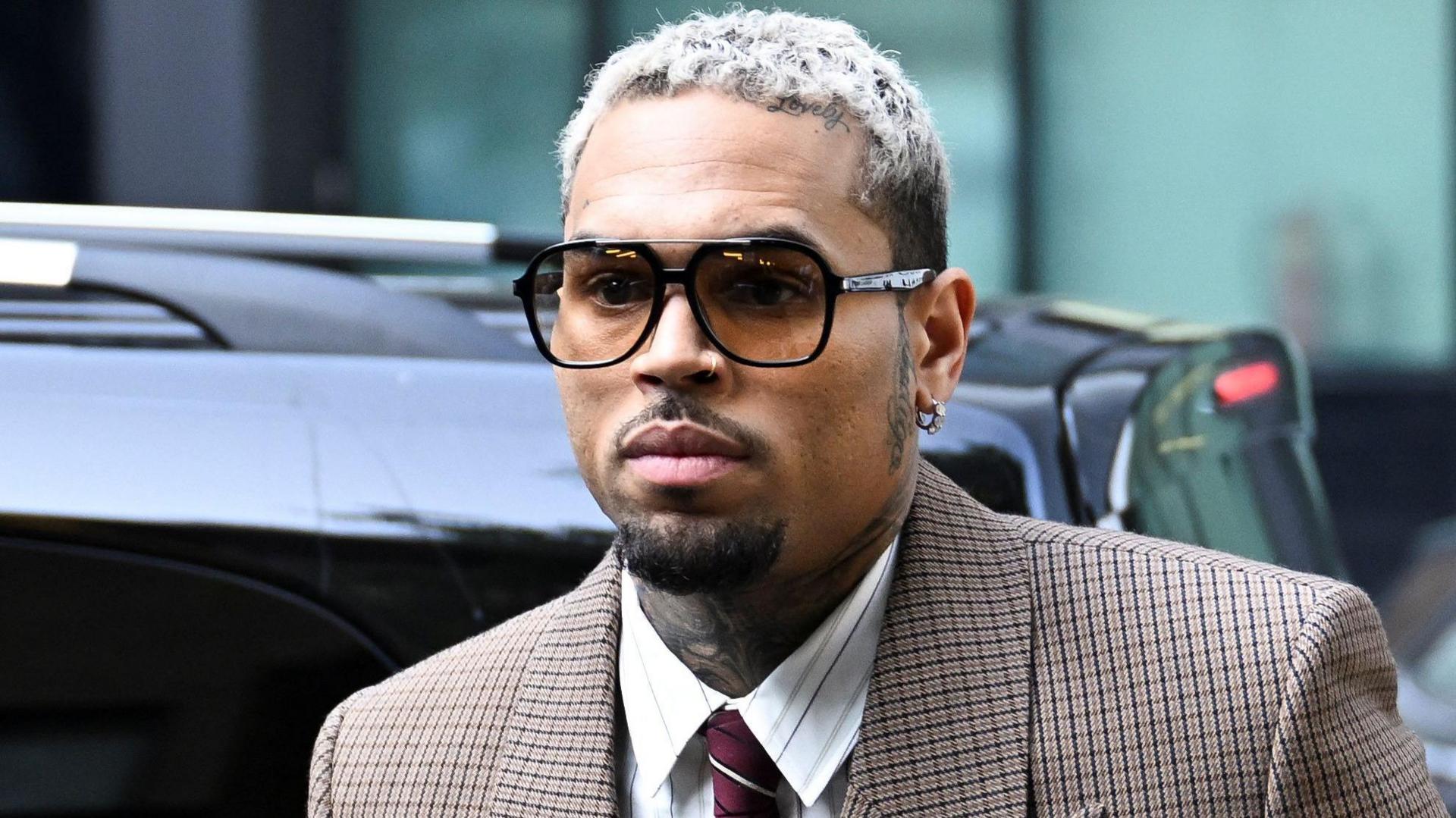 U.S. singer Chris Brown, who has been charged with inflicting grievous bodily harm in what prosecutors said was an 