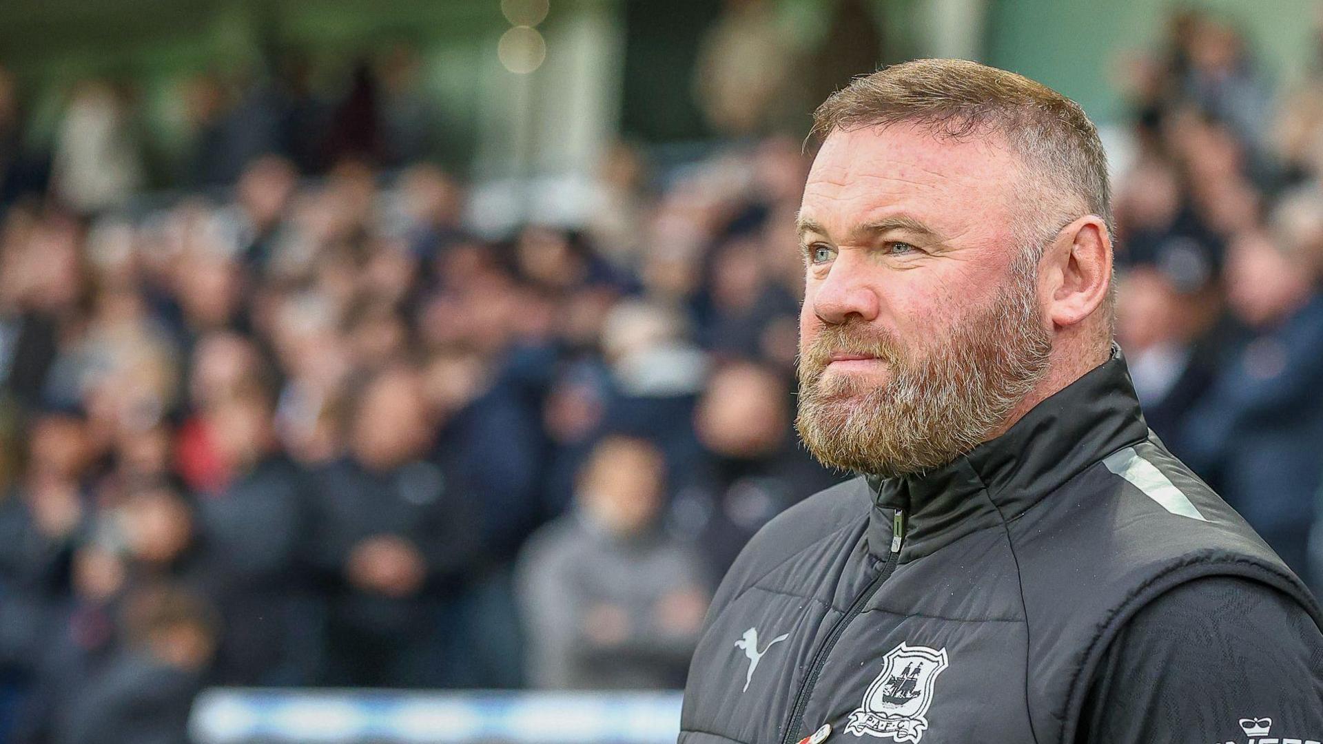 Plymouth boss Wayne Rooney back at Pride Park for the first time since leaving as Derby boss