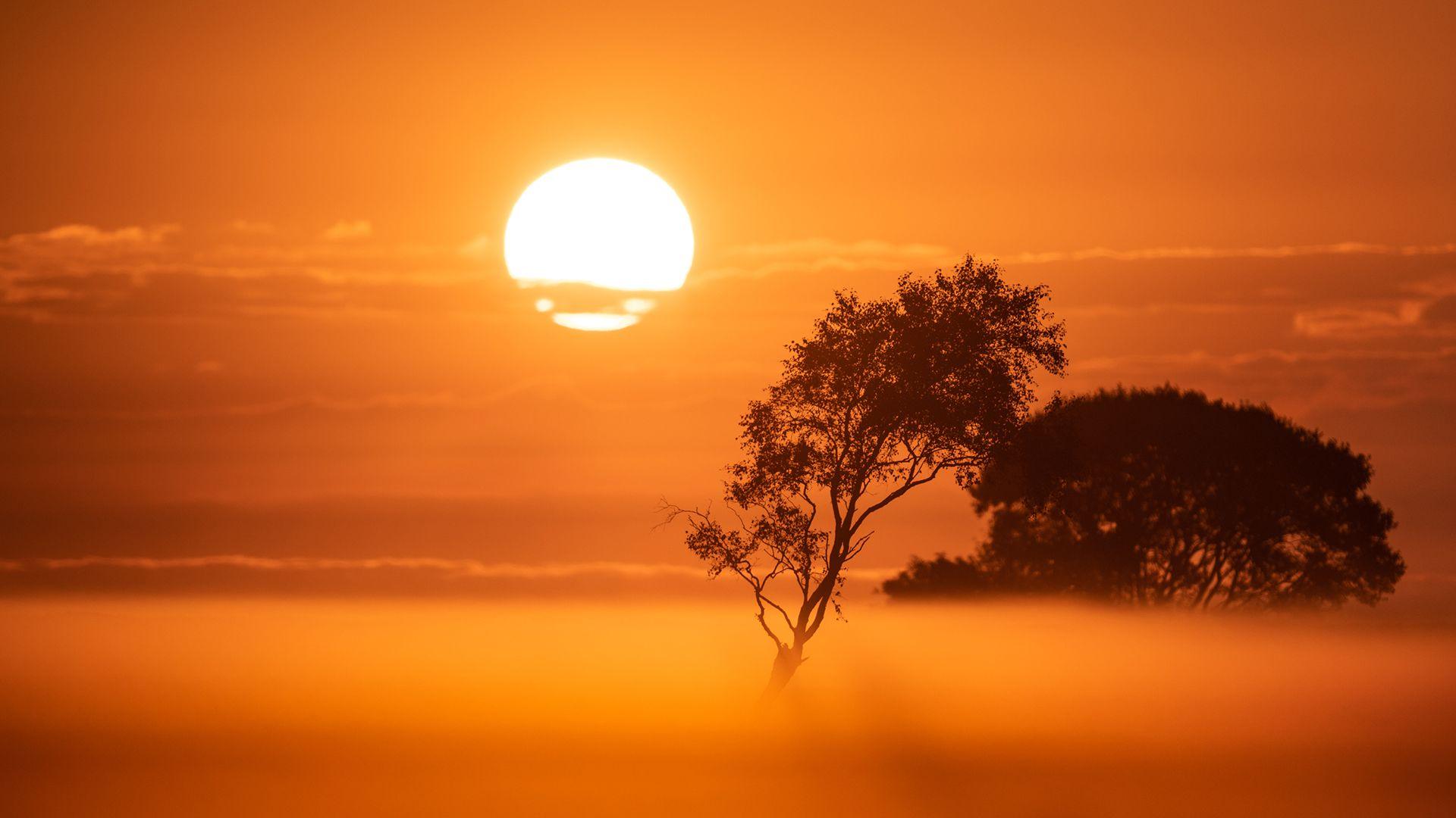 A sunrise captured in the summer by Villager Jim