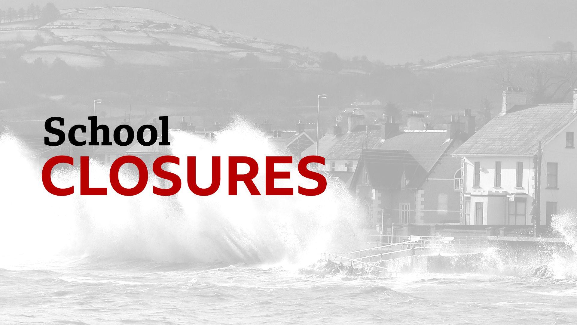 School closure graphic