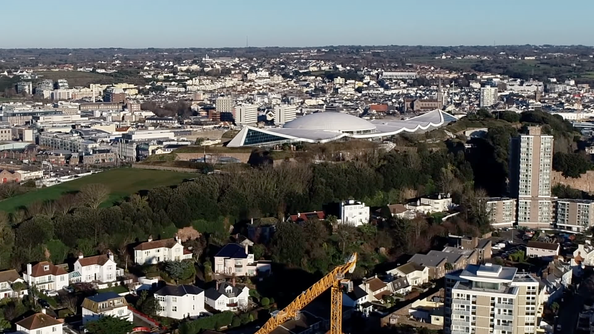 Aerial view of Fort Regent