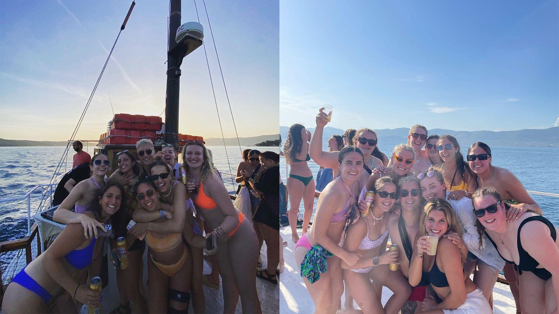 Partîo ar gwch yn Croatia