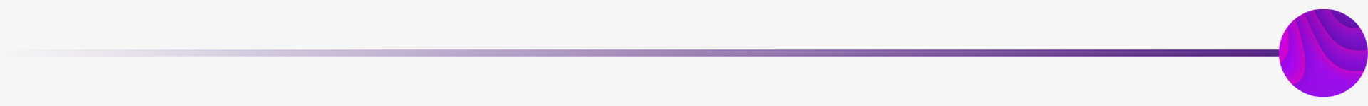 A single textured purple circle situated to the right of the screen. A thin purple line gradually fades in from left to right meeting the circle.