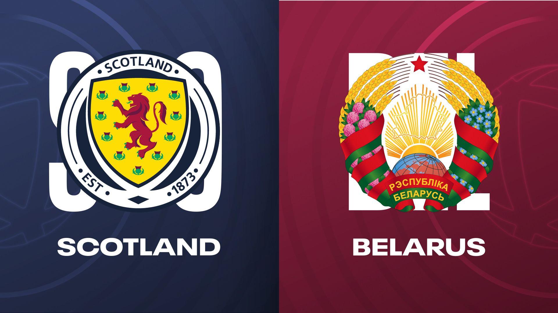 Scotland and Belarus badges