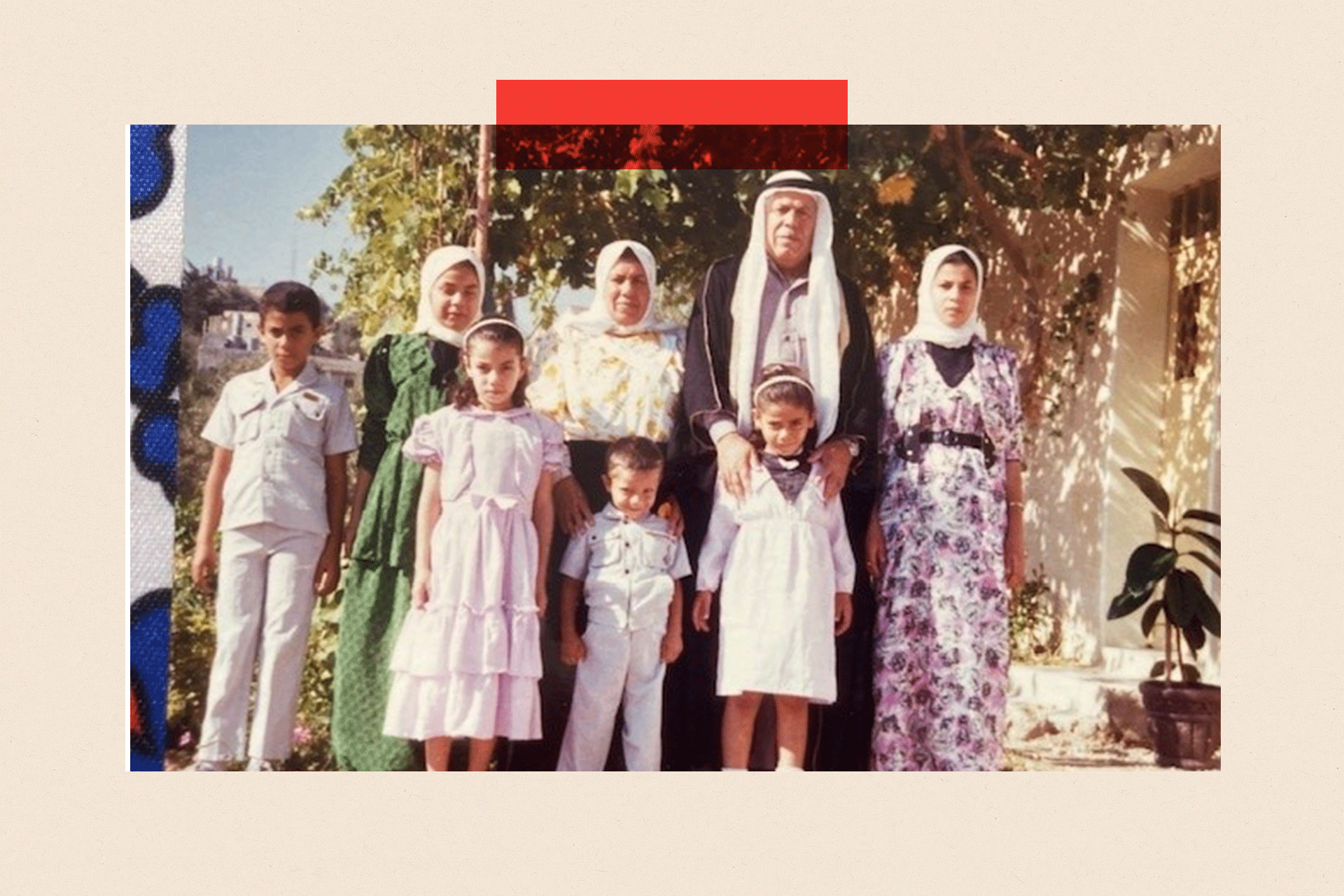 Ayish in 2013 with his wife Khadija and children