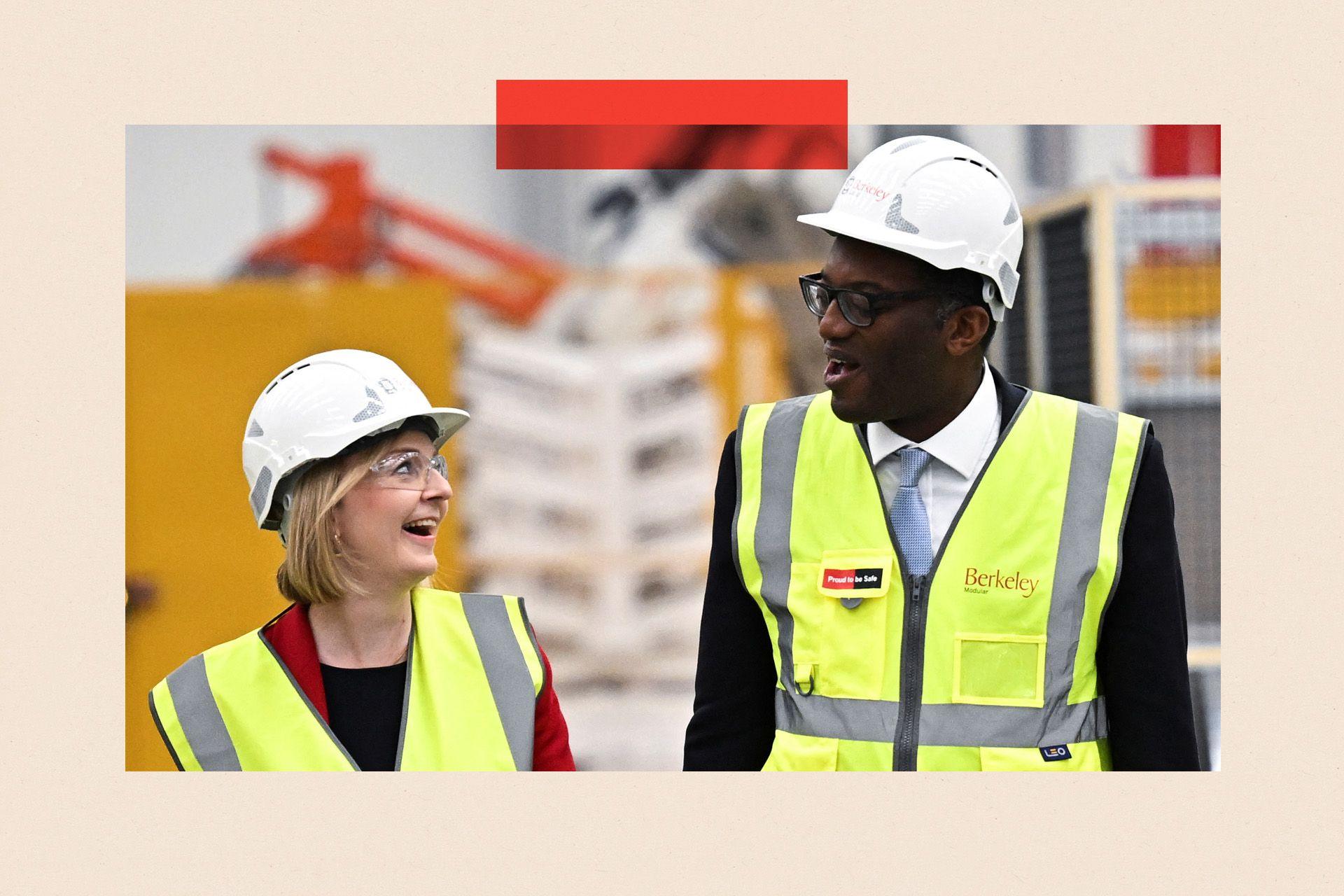 Former Prime Minister Liz Truss and Chancellor of the Exchequer Kwasi Kwarteng