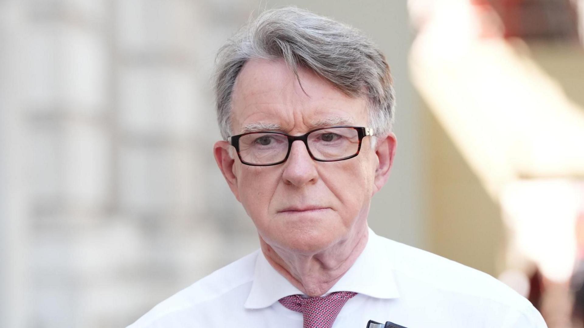 Lord Mandelson in 2025