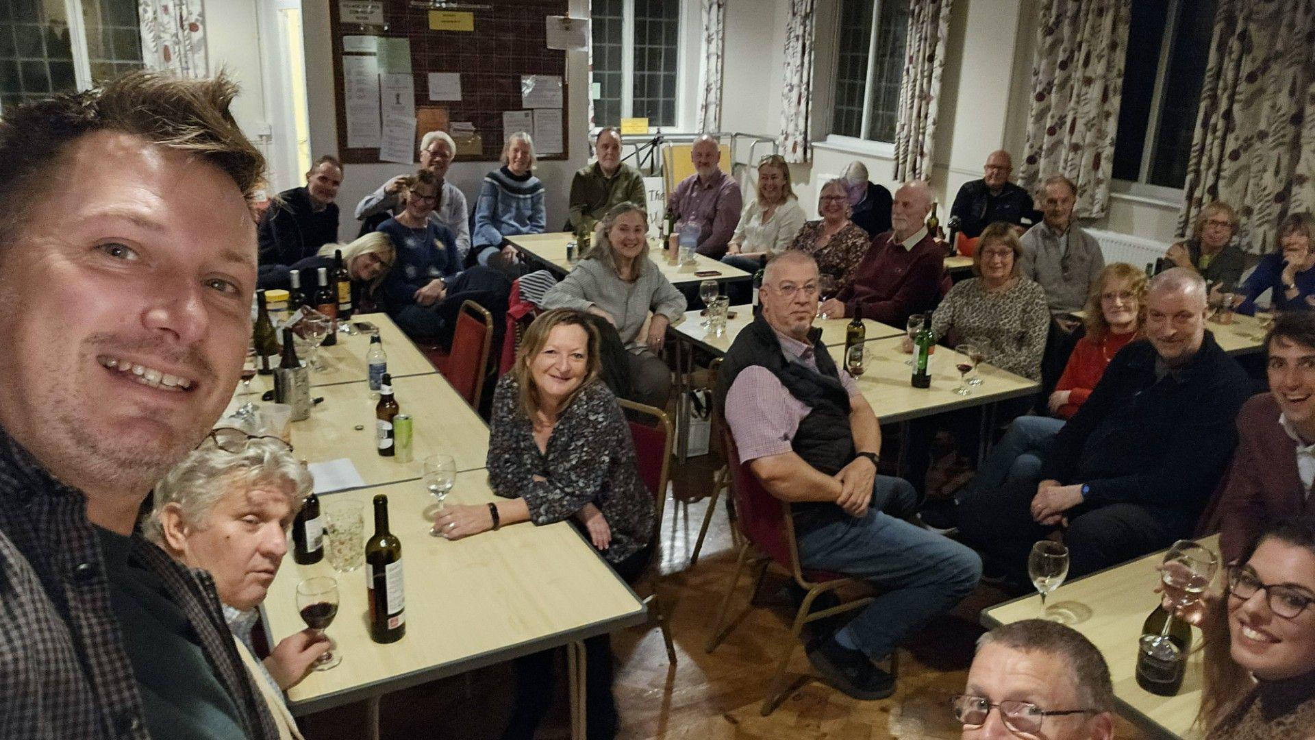 Councillor Chris Brant at a recent Save The Bell Inn meeting.