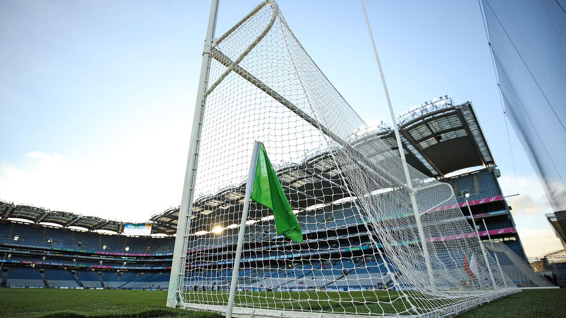 A view of a goal at Croke Park