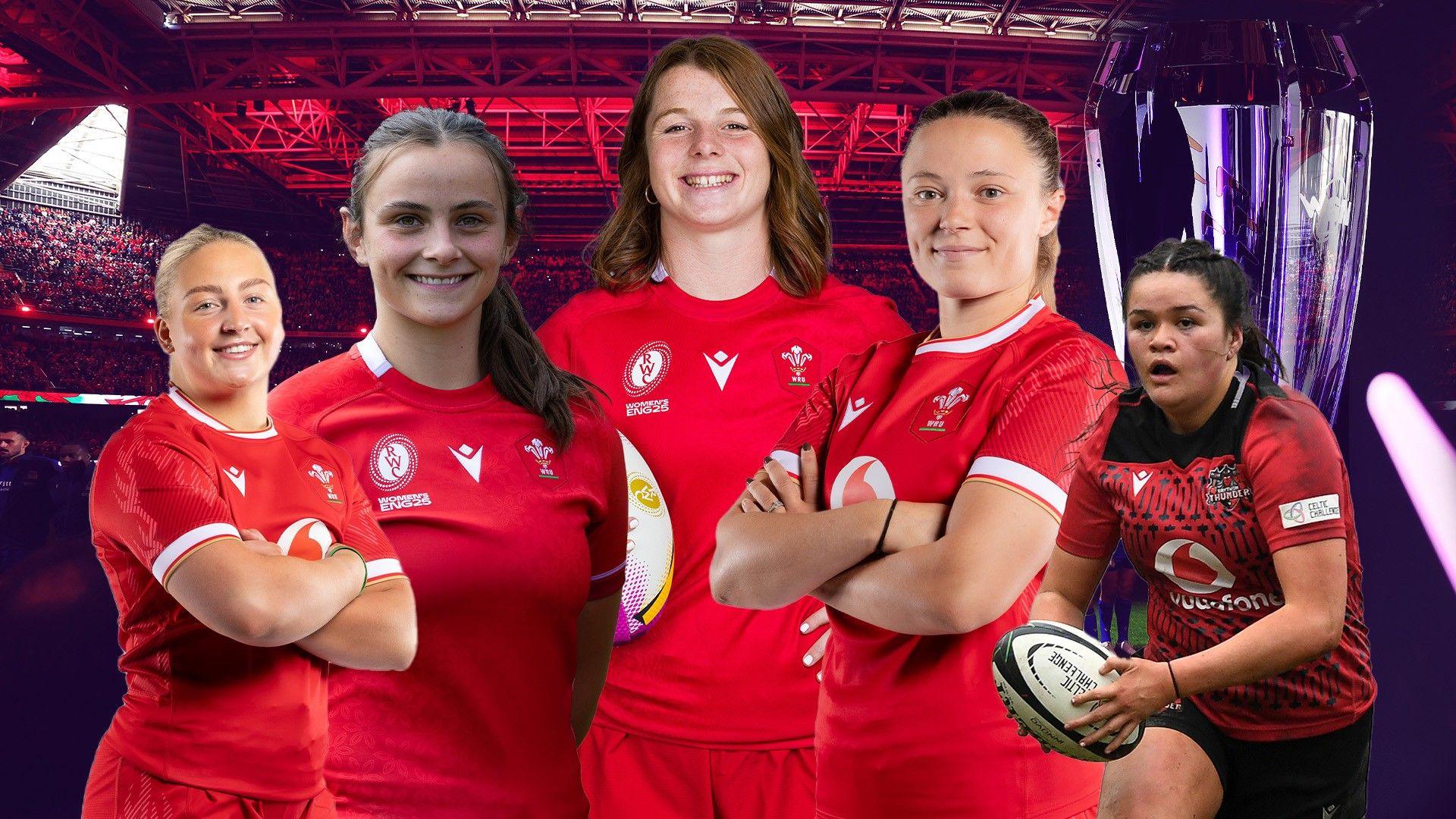 Molly Reardon, Branwen Metcalfe, Kate Williams, Alisha Joyce and Jorja Aiono