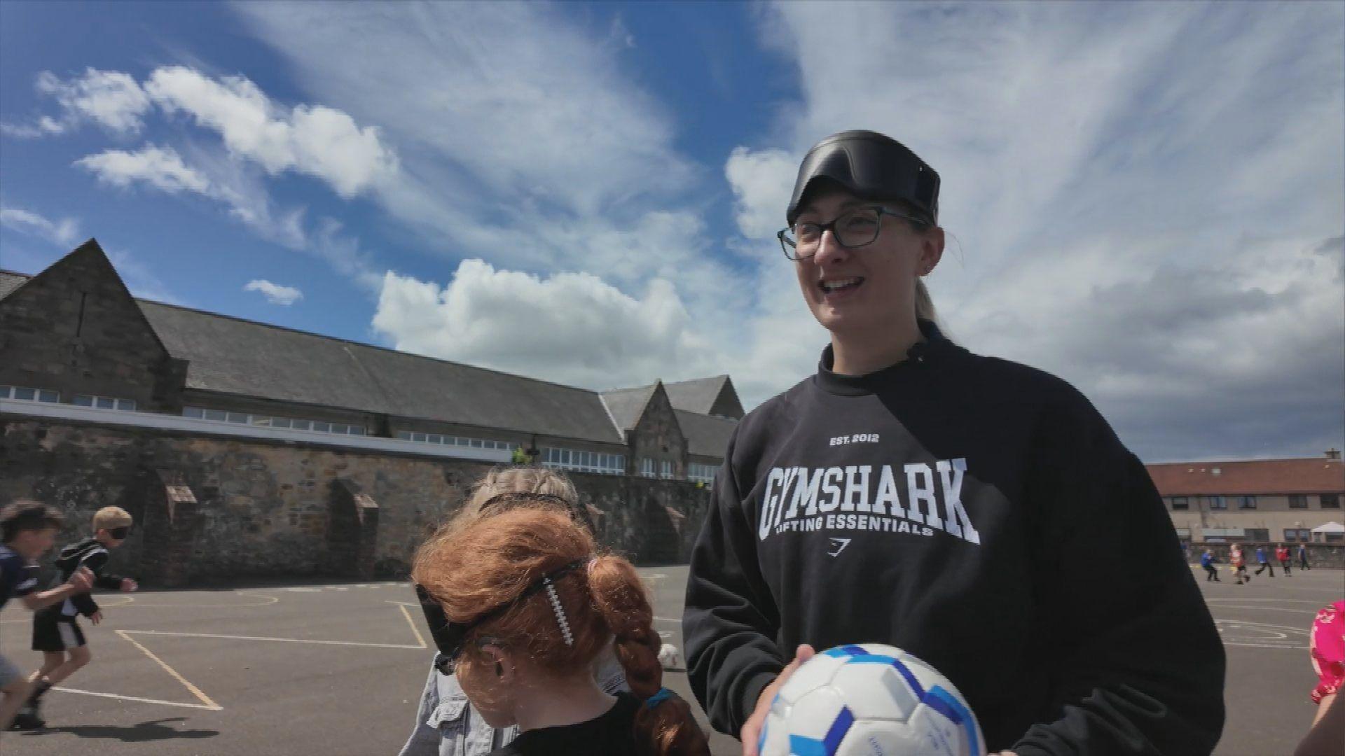 Sam Gough  coaching children