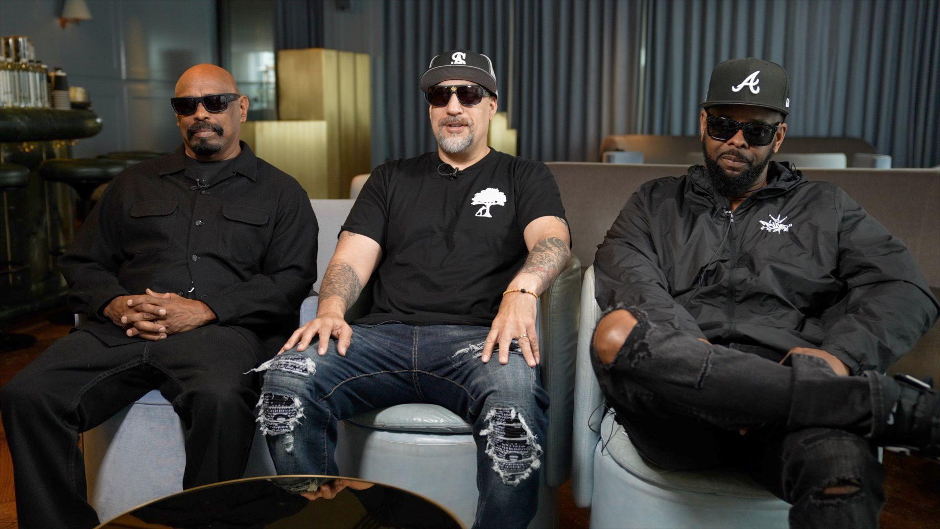 Cypress Hill being interviewed by BBC in London on 9 July