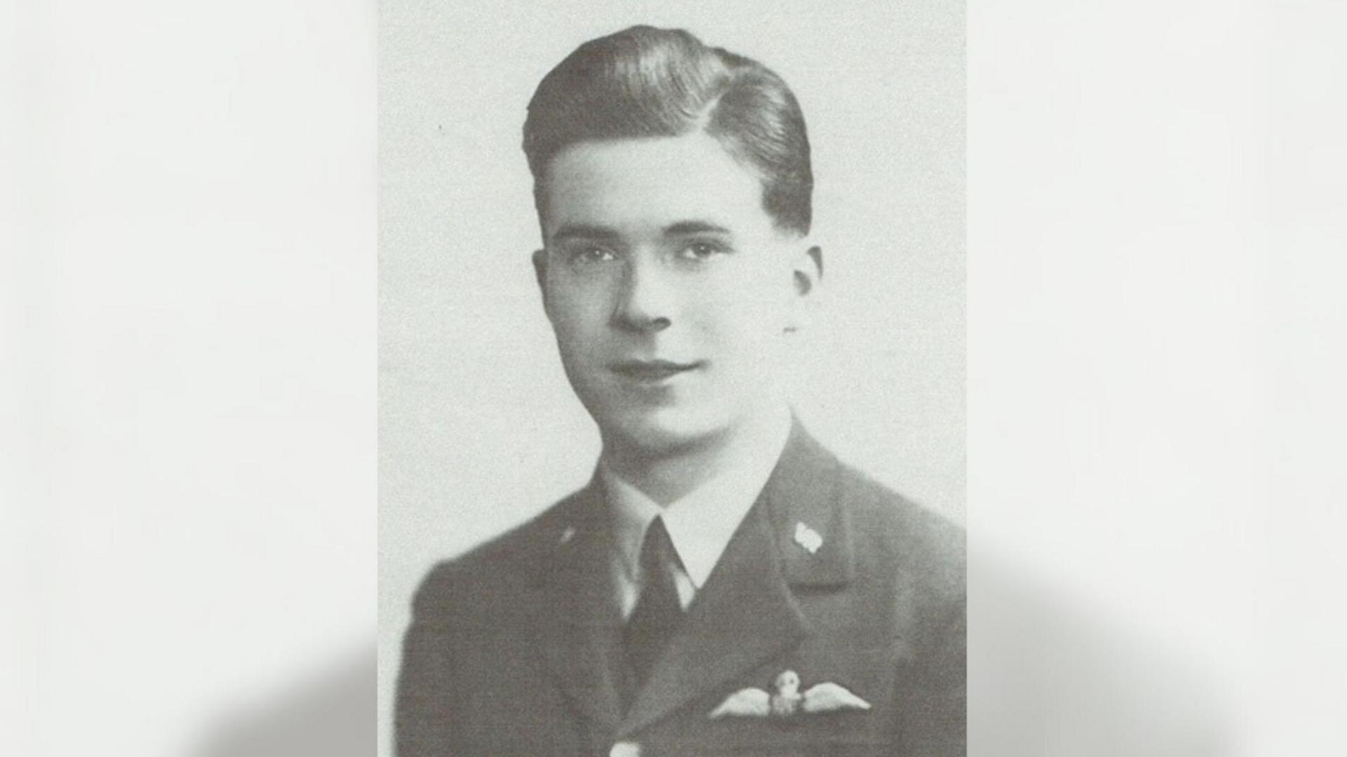 Jack Harris while serving as a young man in the RAF