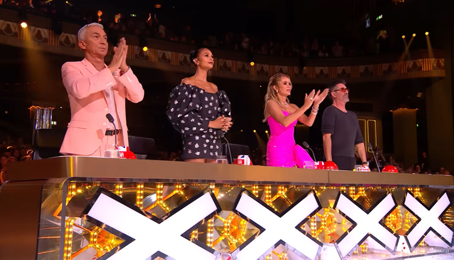 BGT judges on live show