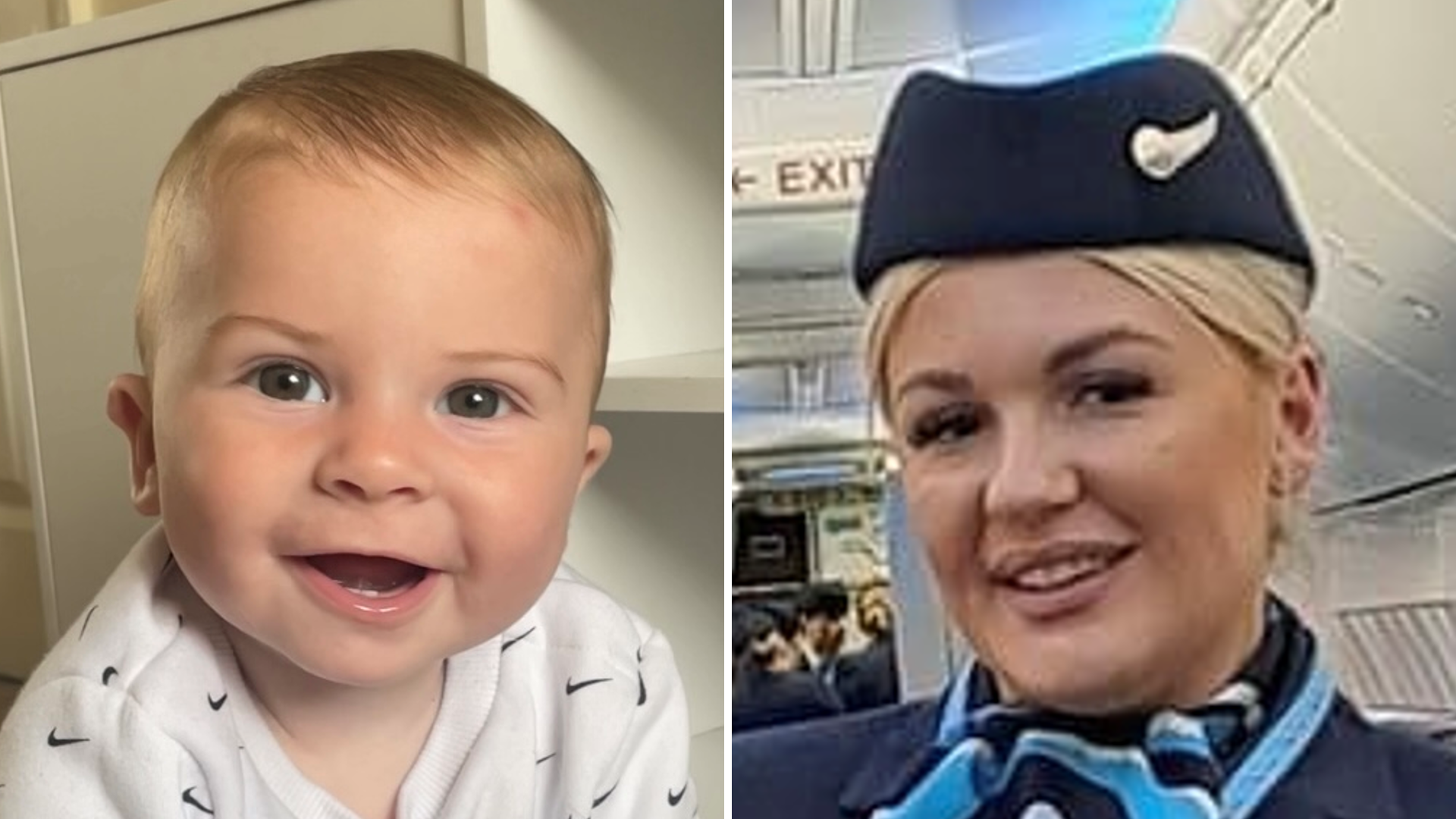 Eight-month-old Zackary Blades and Karlene Warner, 30