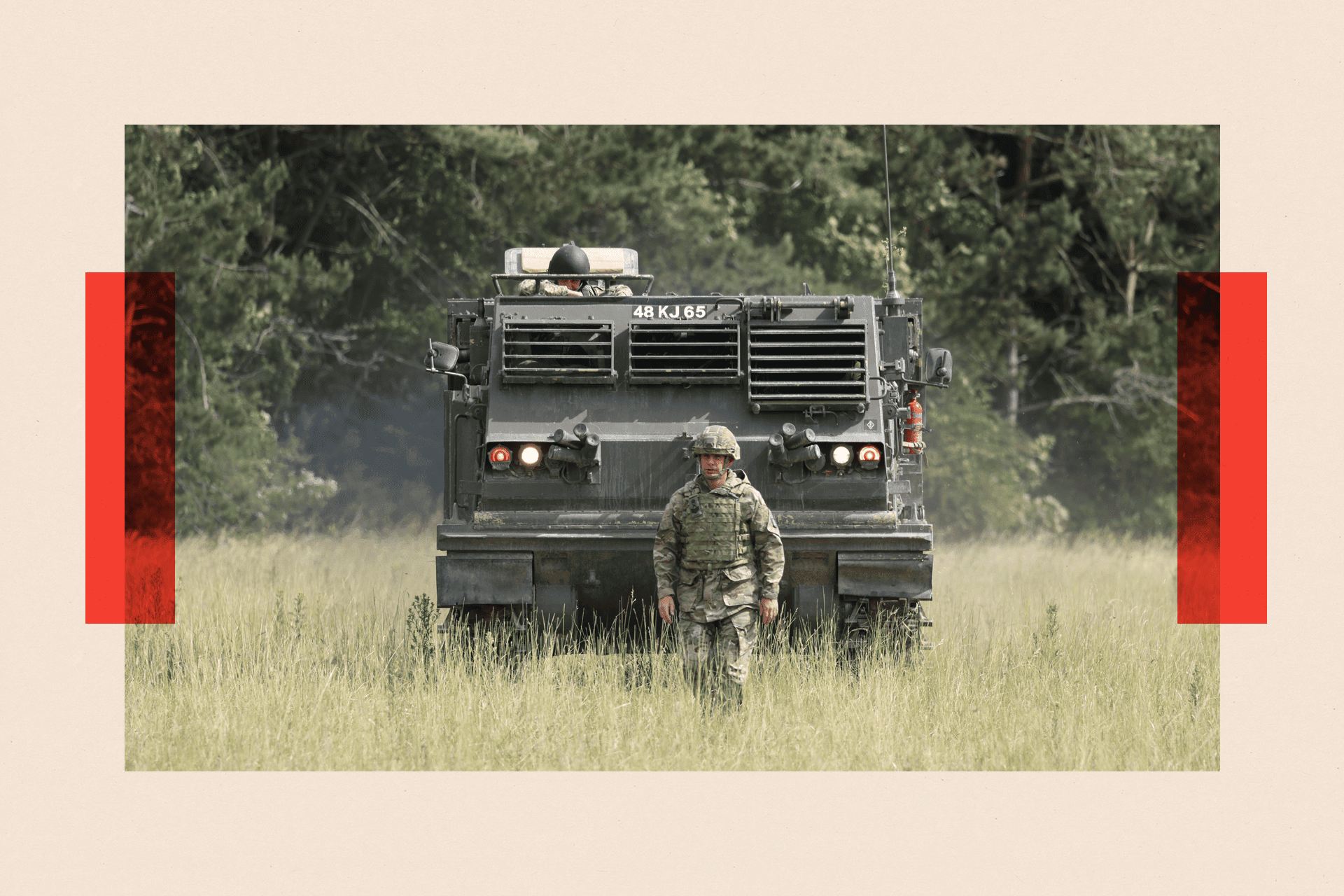 Ukrainian forces train on Salisbury Plain