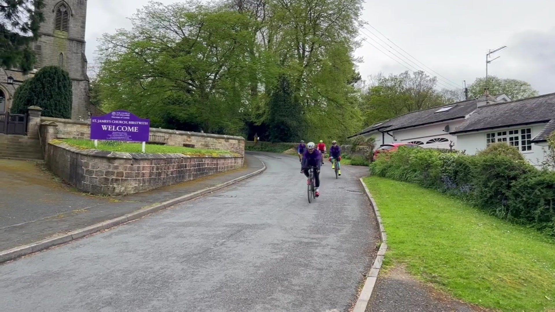 James Badger and his fellow riders