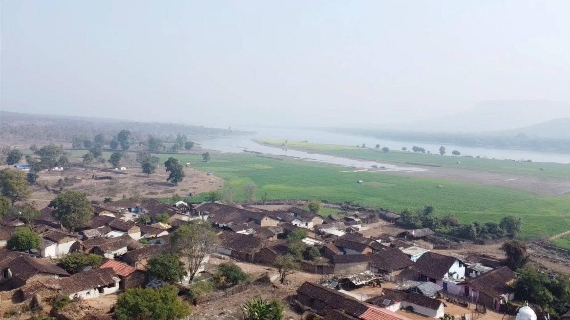 One of the villages located along the river that will be displaced by the project 