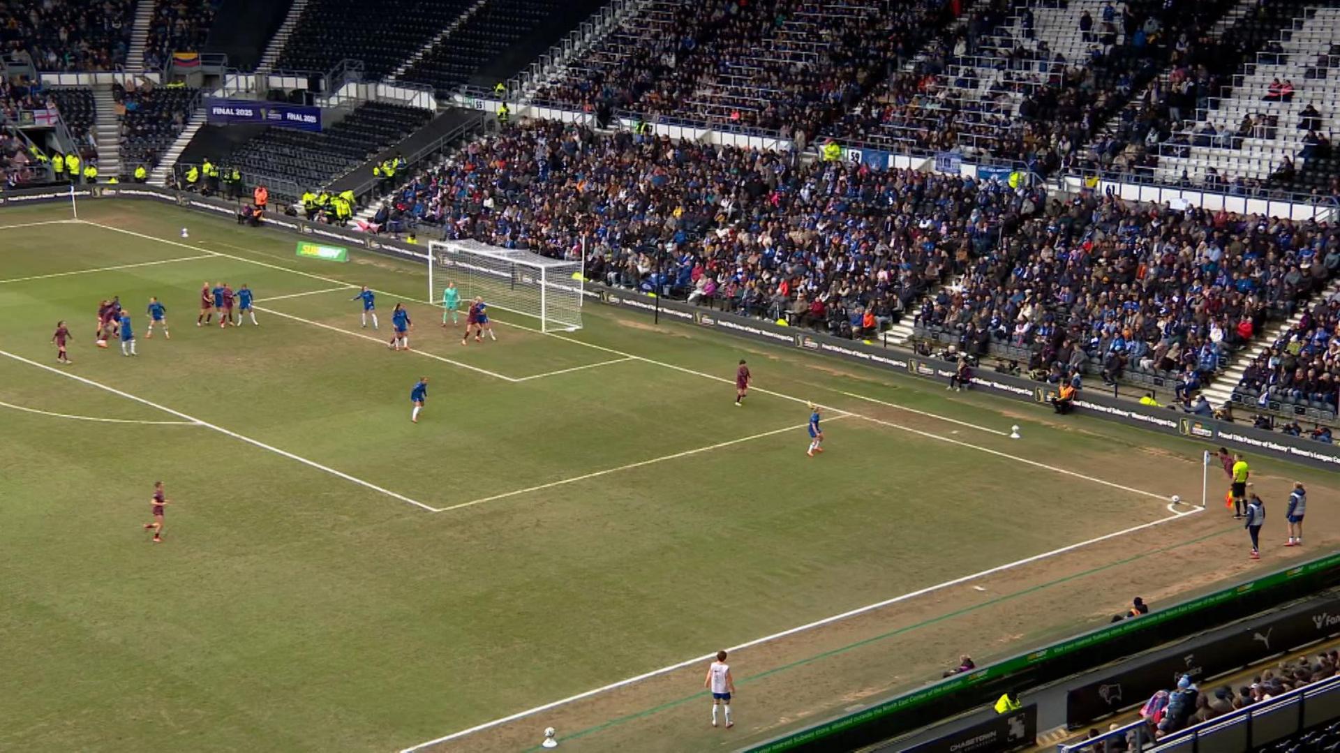 The pitch at Pride Park