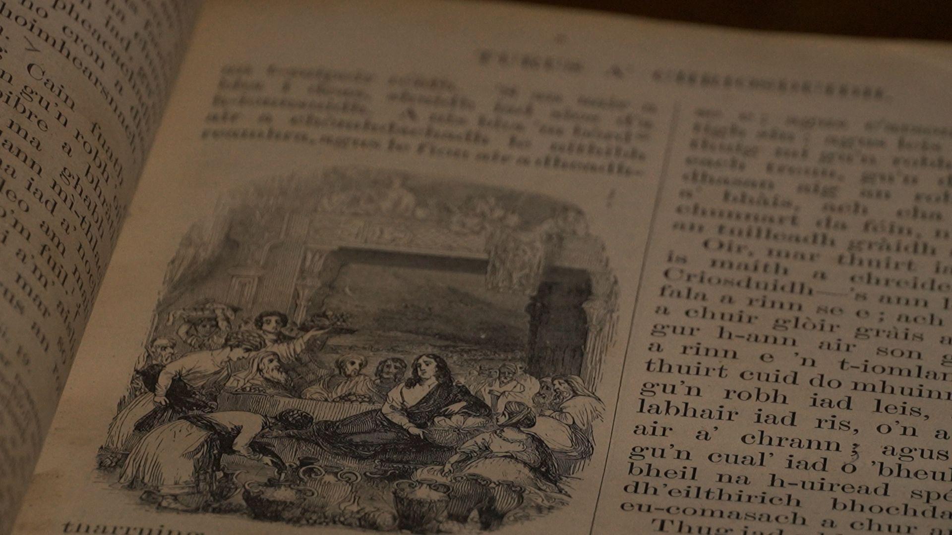 Dealbh am measg sgeulachd 'Turas a' Chrìosdaidh'