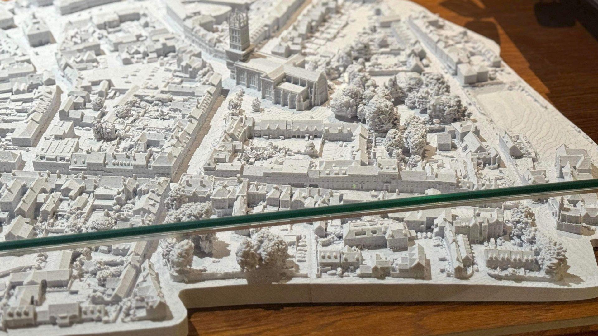 A 3D printed map of Warwick