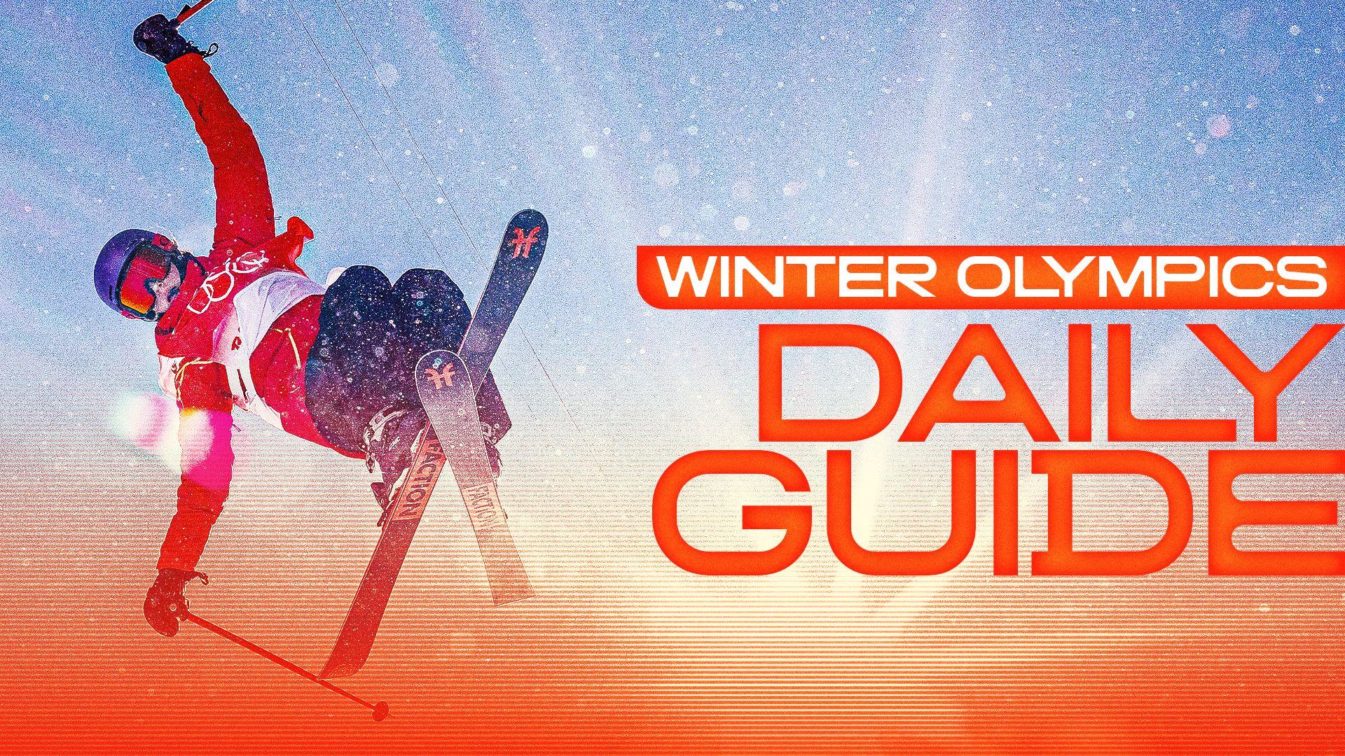 Winter Olympics daily guide graphic