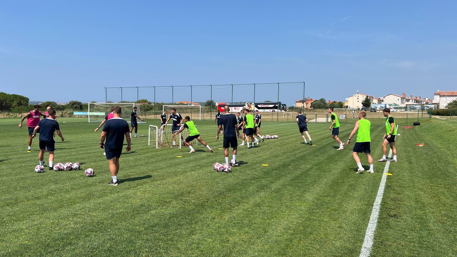 Portsmouth players training in Croatia for pre season