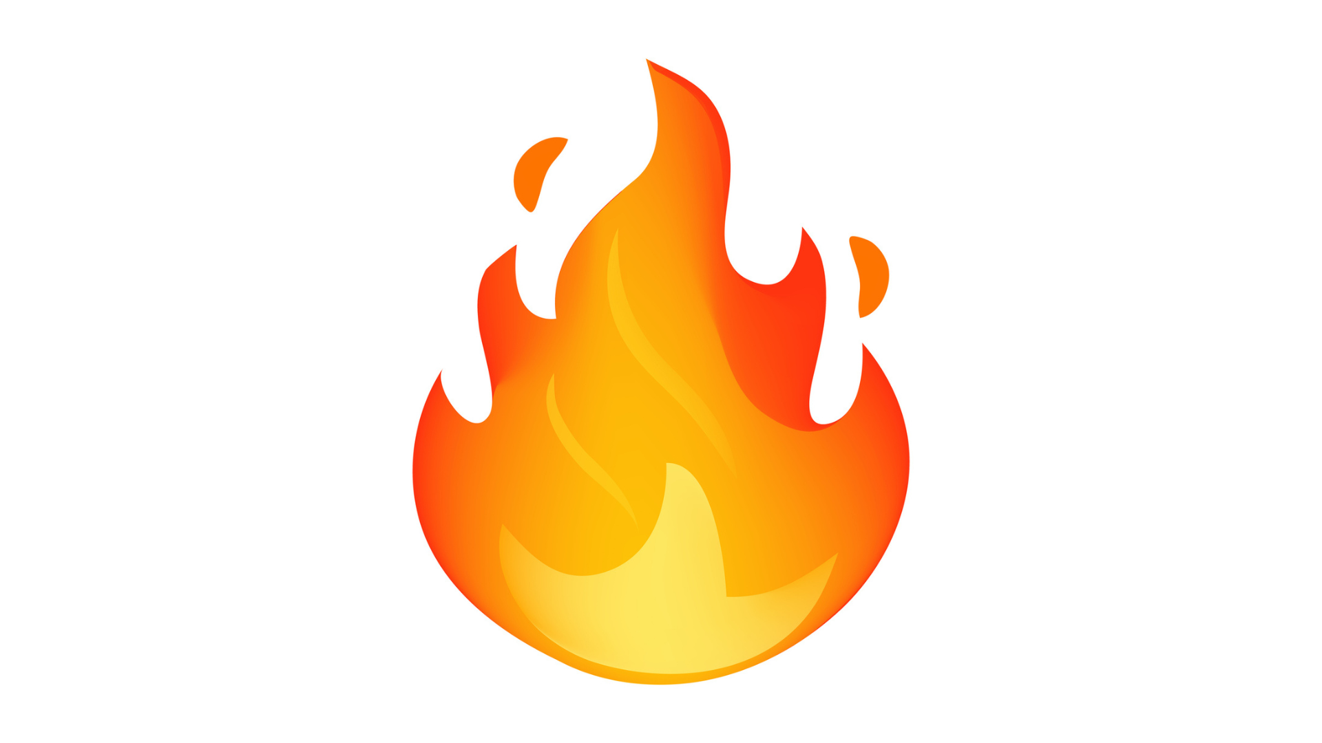 yellow and orange flames