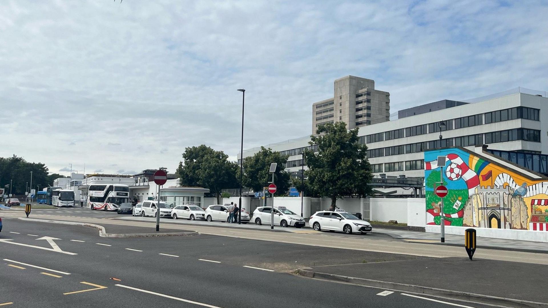 The south side of Southampton Central station