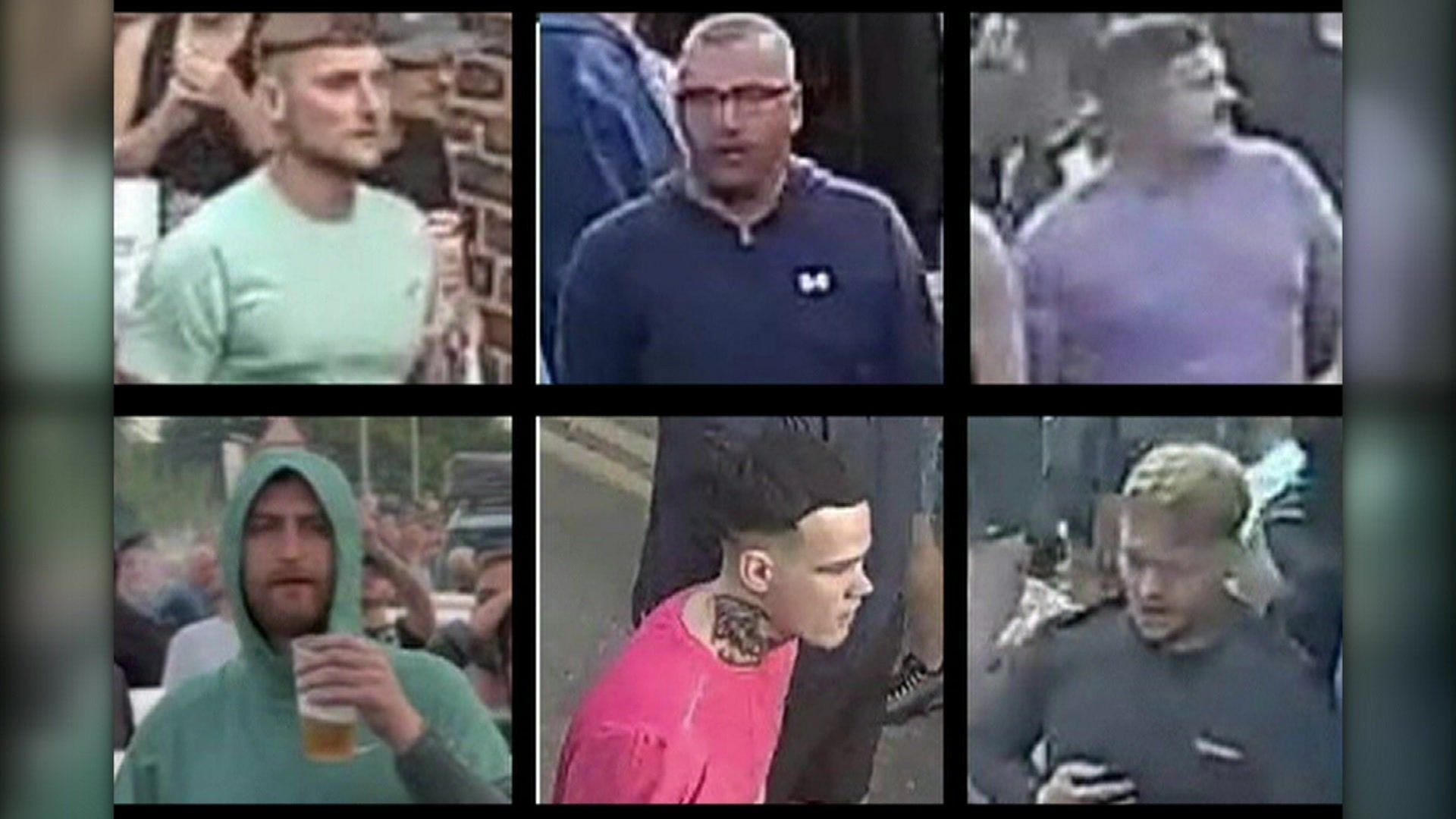 CCTV pictures of people Merseyside Police would like to speak to