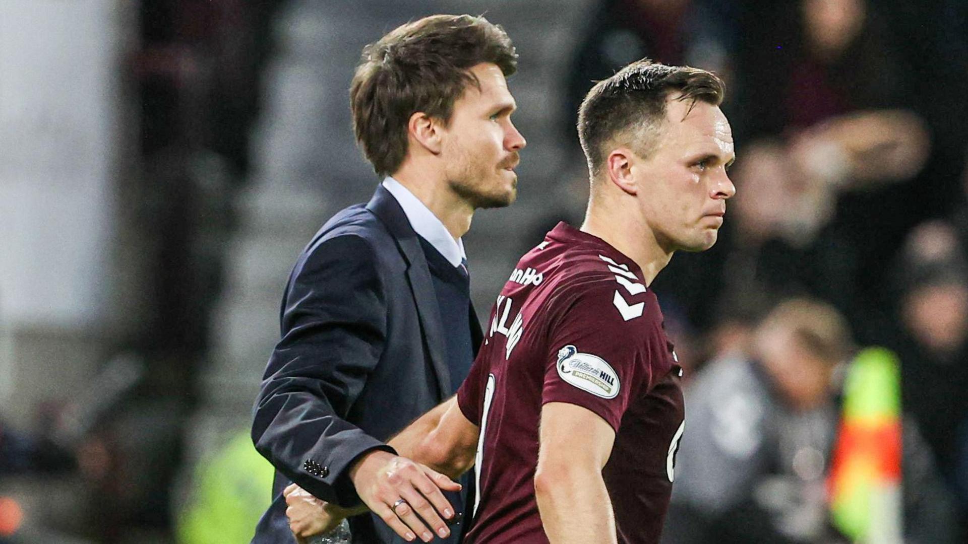 Danny Rohl and Lawrence Shankland